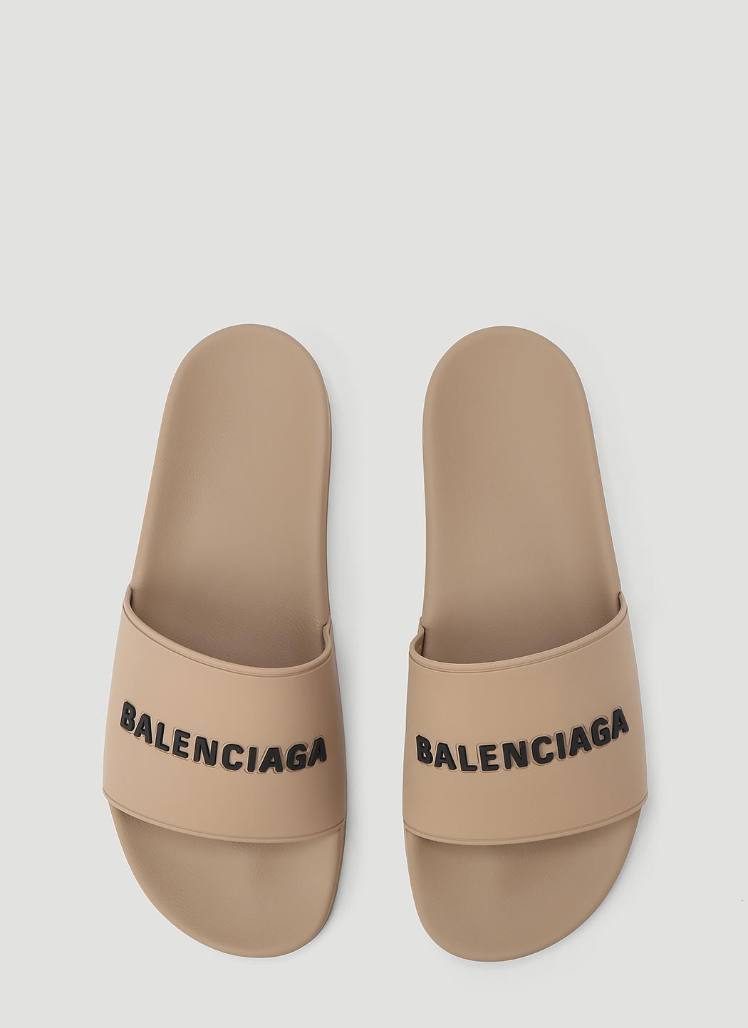 Balenciaga Pool Slide Sandal in Beige LNCC