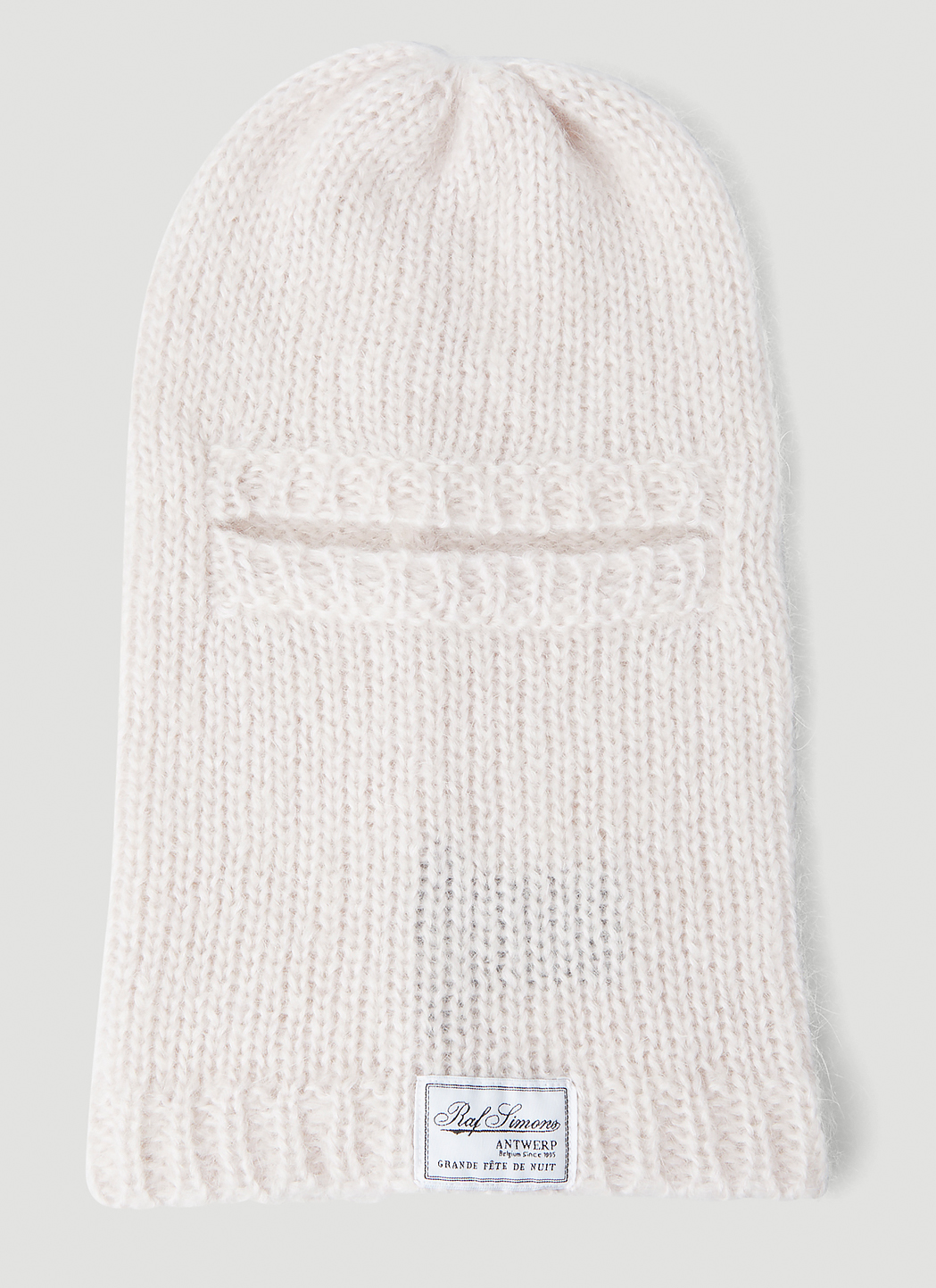 Logo Patch Knit Balaclava