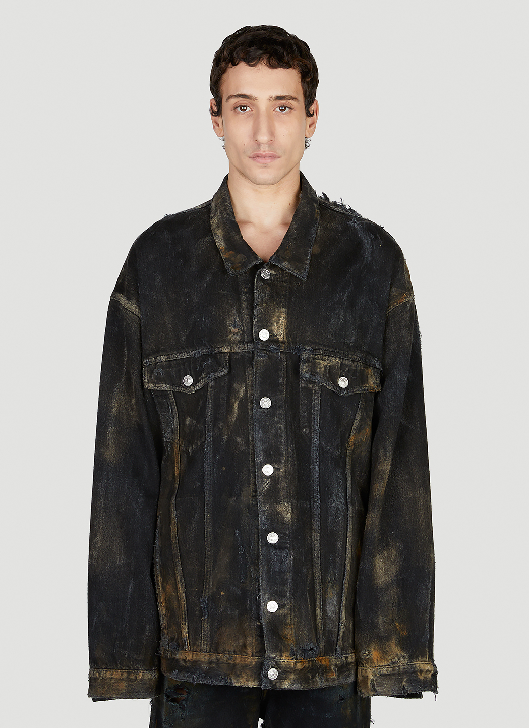 Destroyed Denim Jacket