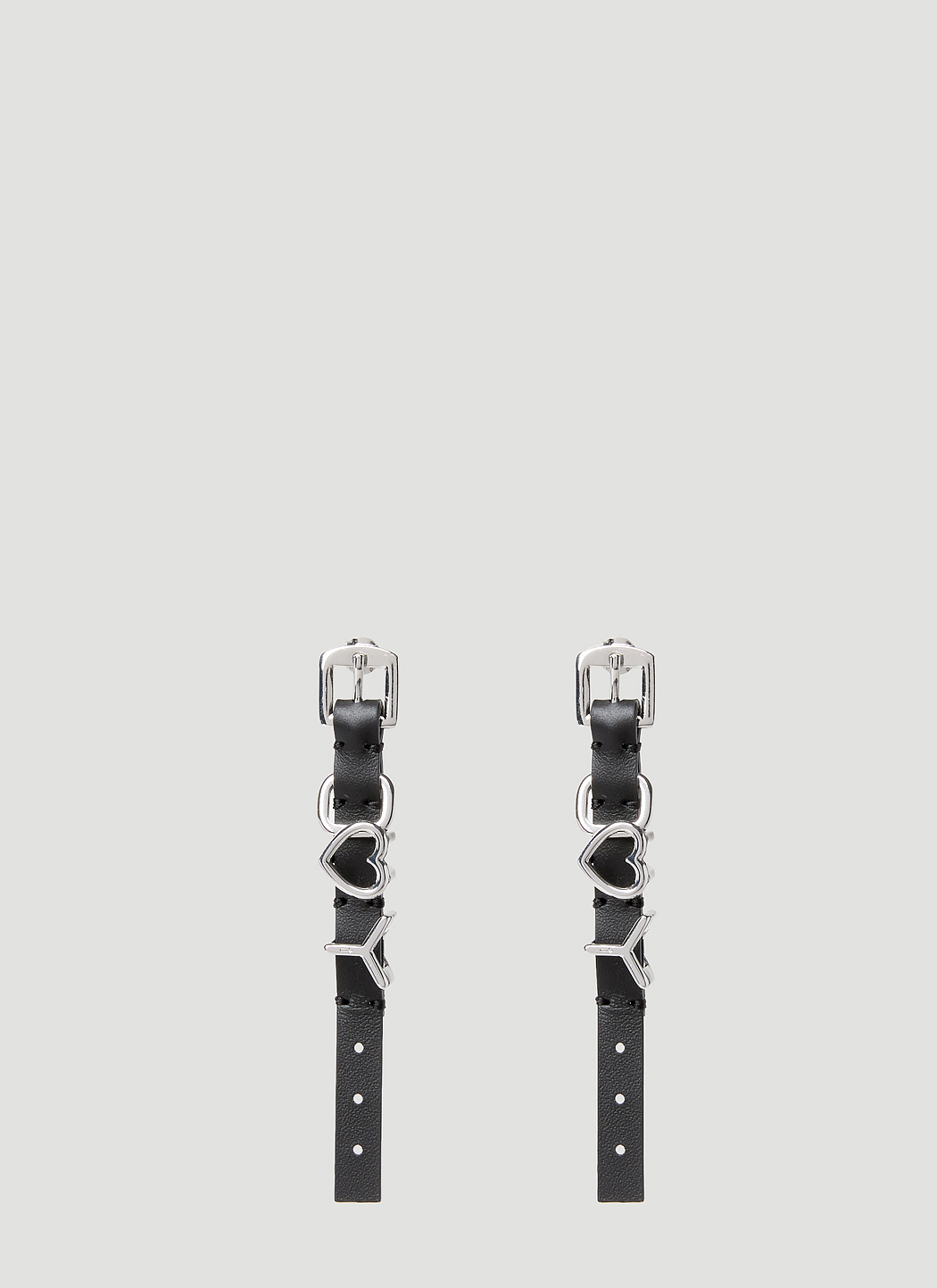 Y Heart Belt Earrings