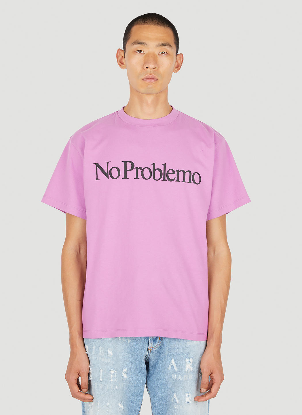 mave majs auktion Aries Unisex No Problemo T-Shirt in Purple | LN-CC®