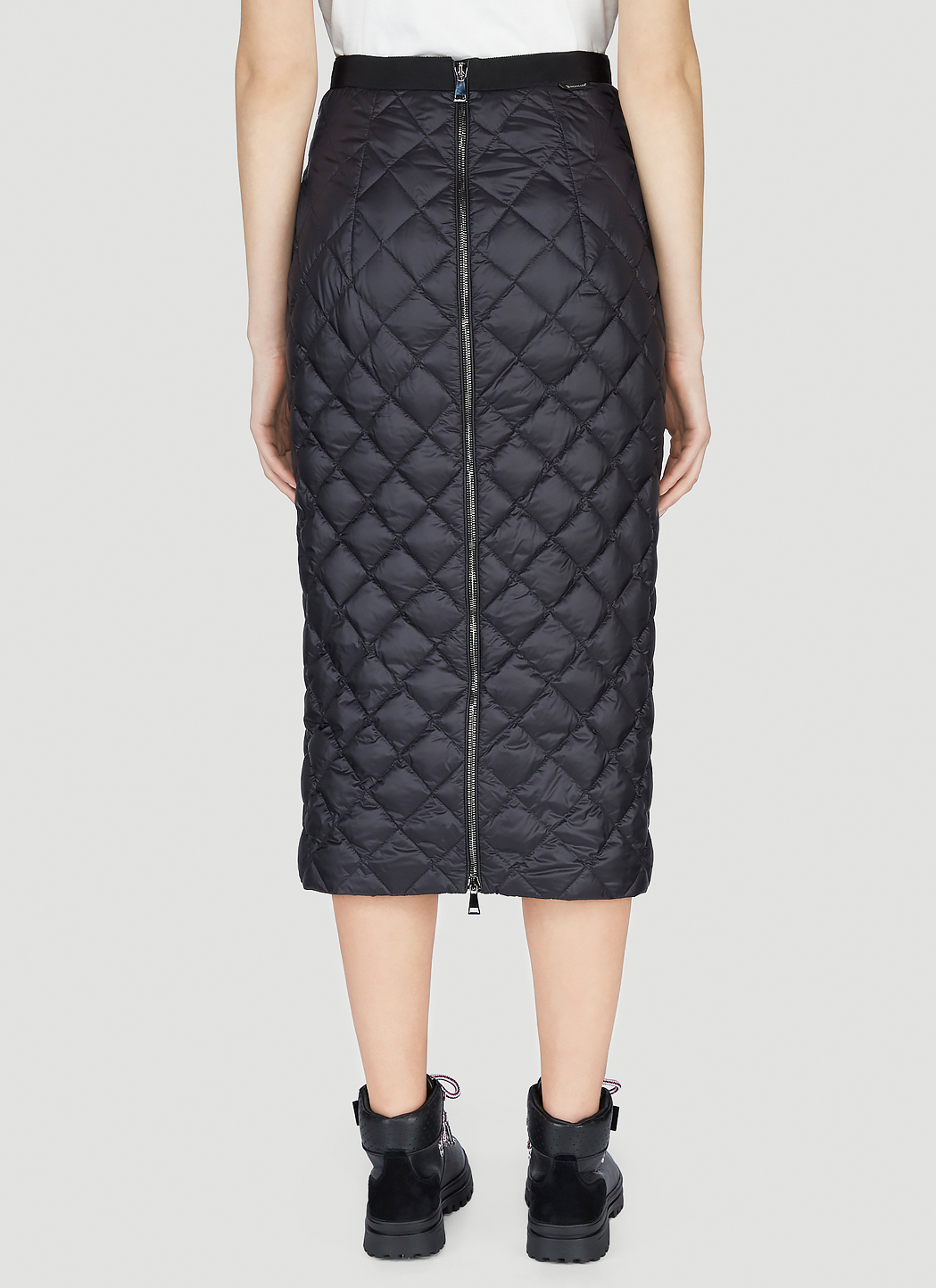Moncler Women's Quilted Skirt in Black LNCC