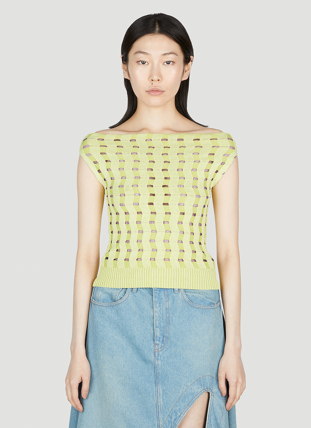 Off Shoulder Knit Top
