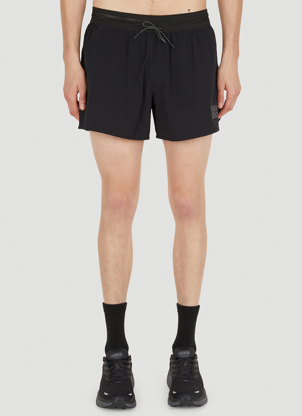 Logo Print Track Shorts