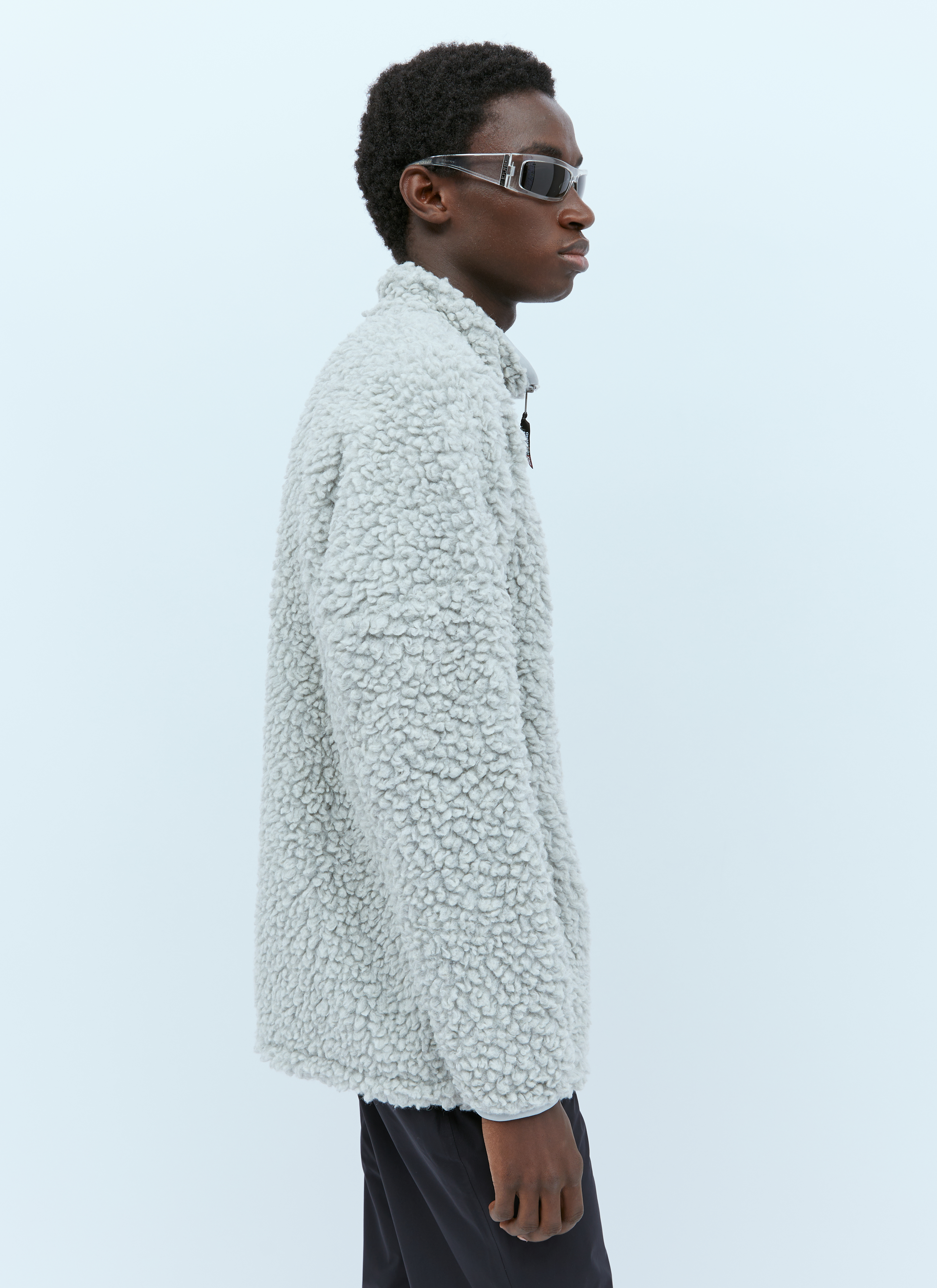 66°North Men's' Varmahlid Shearling Fleece Jacket in Grey | LN-CC®