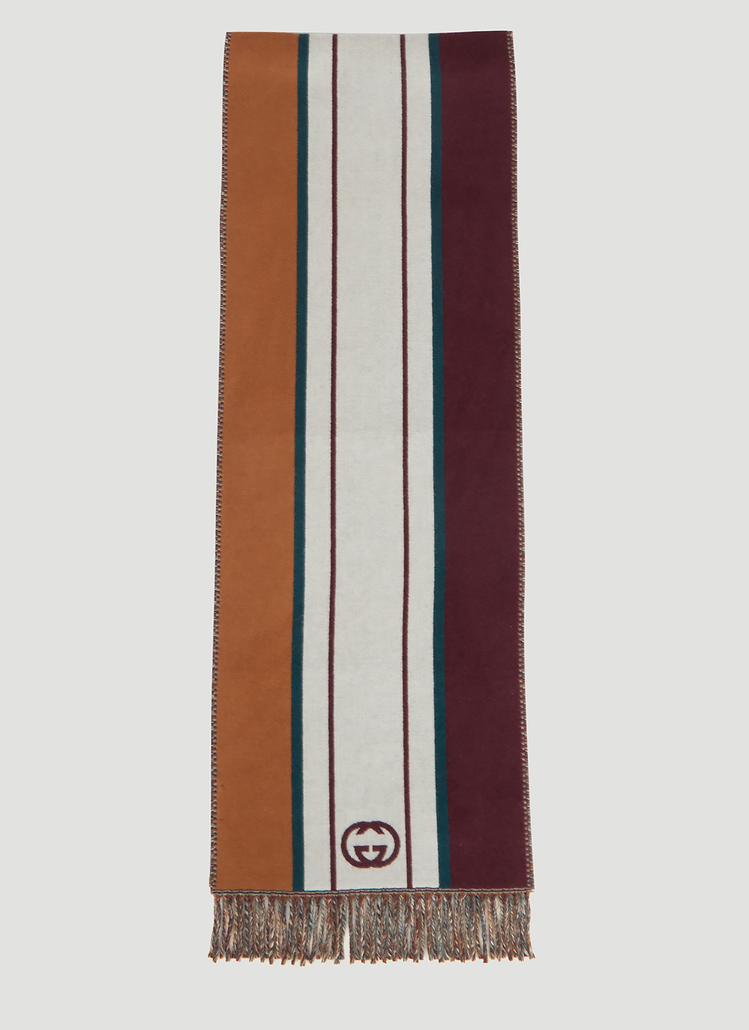 Interlocking G Stripe Scarf