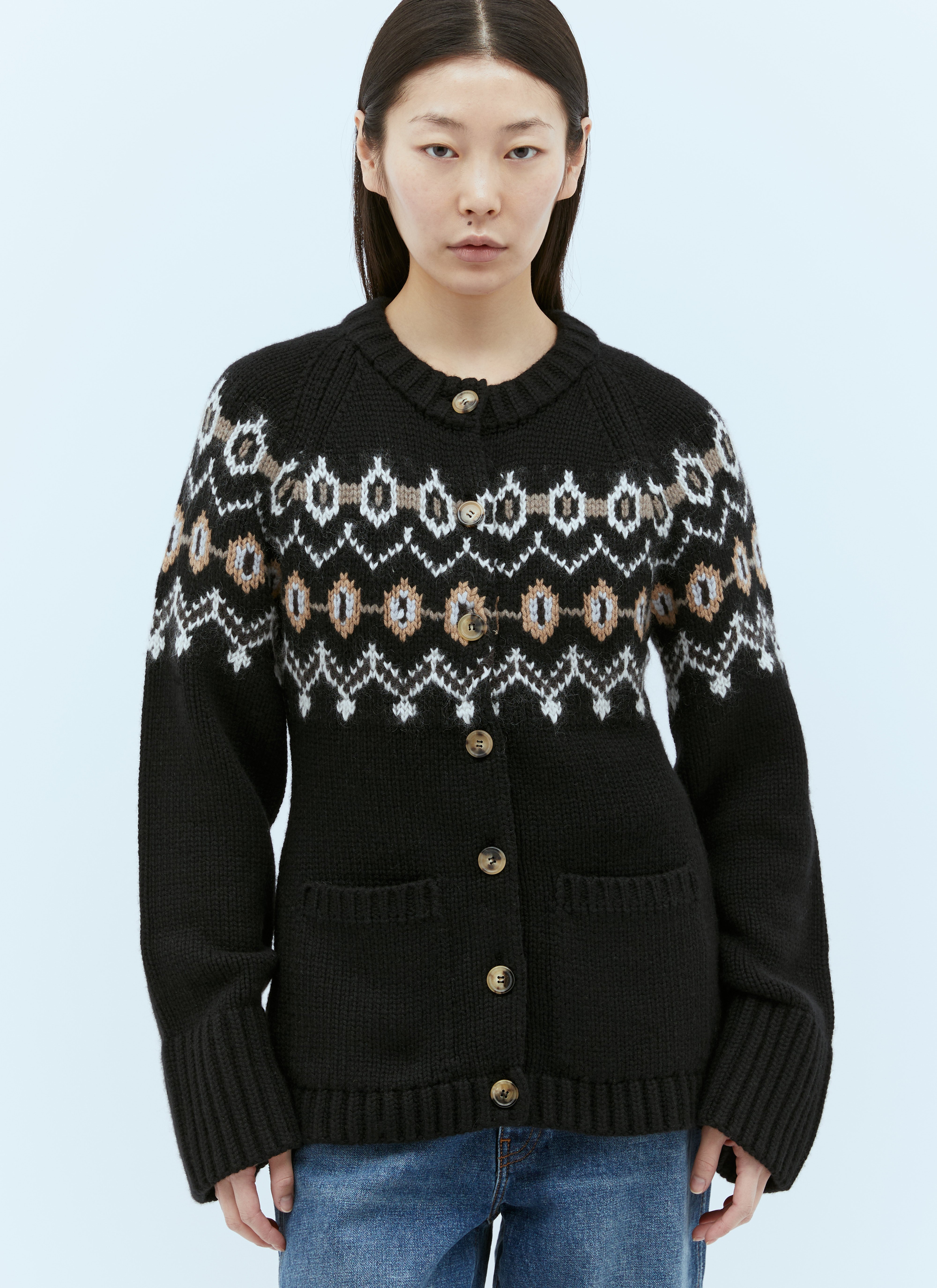 Khaite Suzette Cashmere Cardigan in Black für Damen | LN-CC®