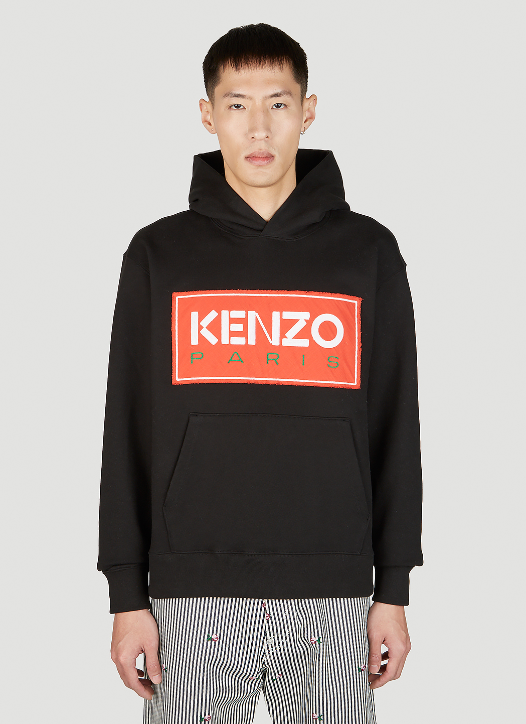 Logo Patch Hooded Sweatshirt
