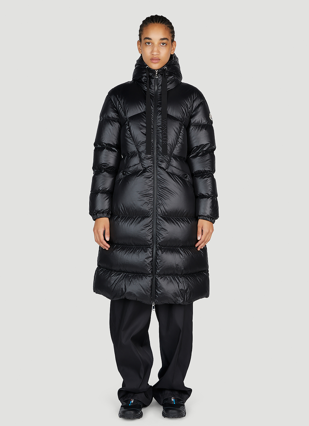 Moncler Women's' Selenga Long Down Coat in Black | LN-CC®