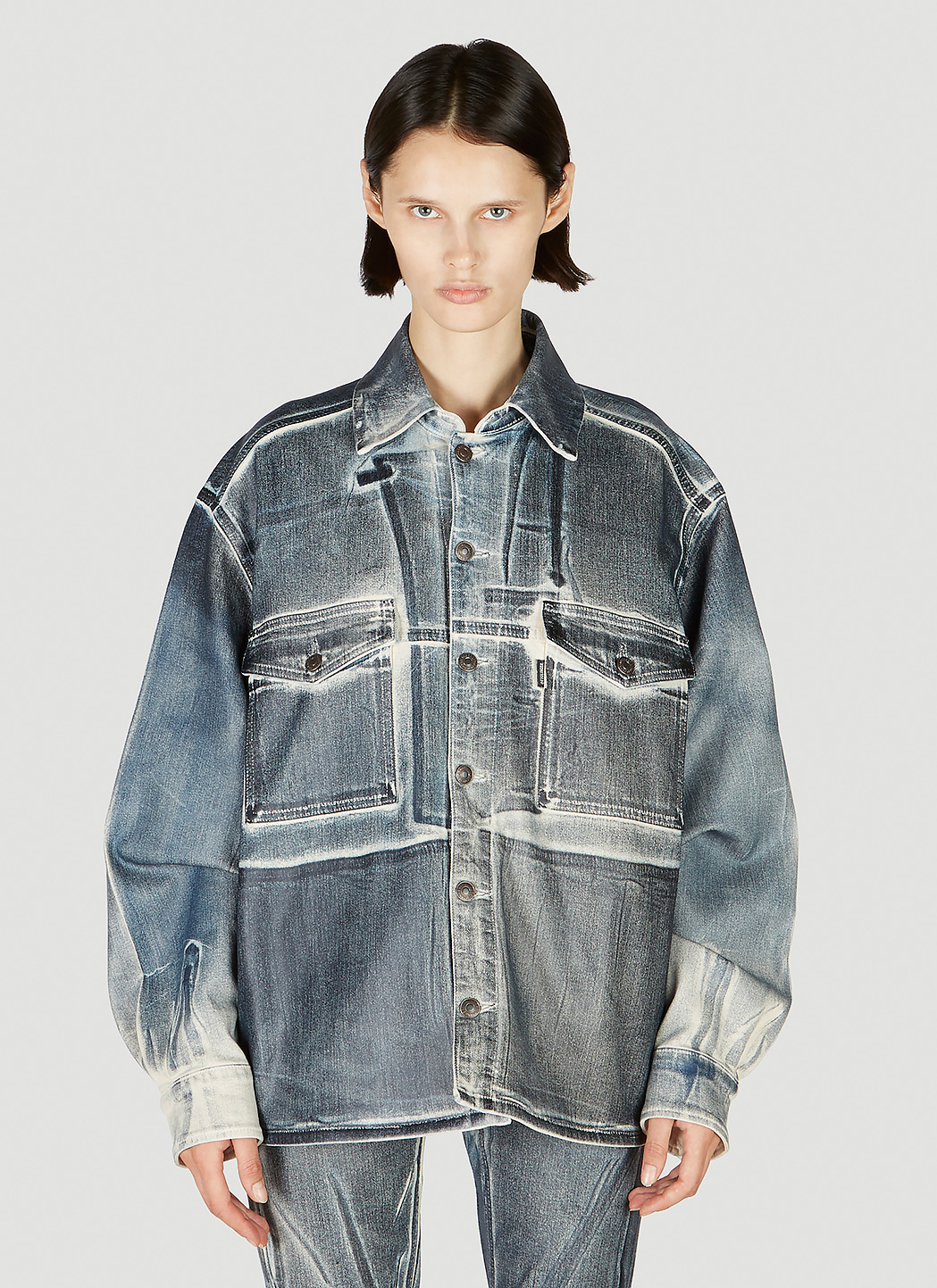 Oversized Denim Shirt