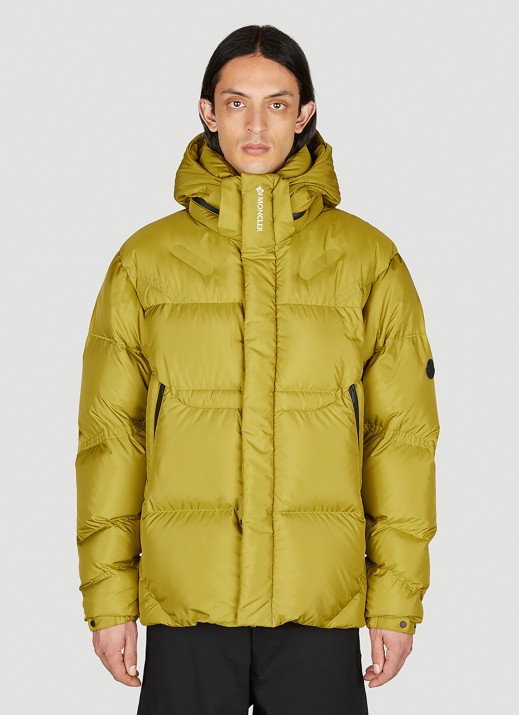 Moncler Men's' Jarama Short Down Jacket in Khaki | LN-CC®