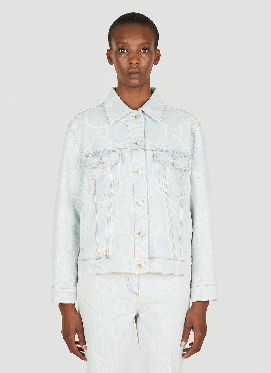 Maxi GG Denim Jacket