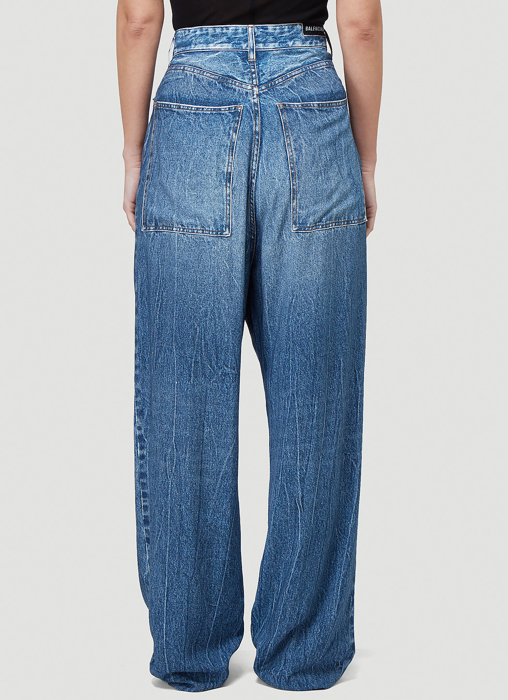 balenciaga large baggy jeans