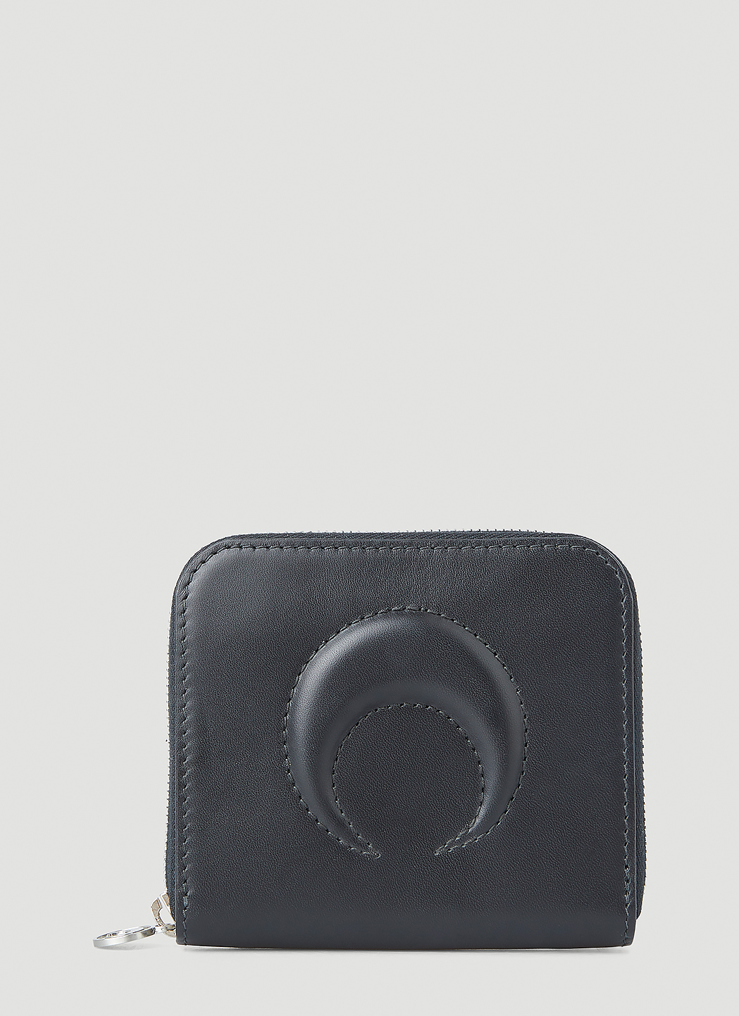 Marine Serre Moon Embossed Wallet in Black | LN-CC® 