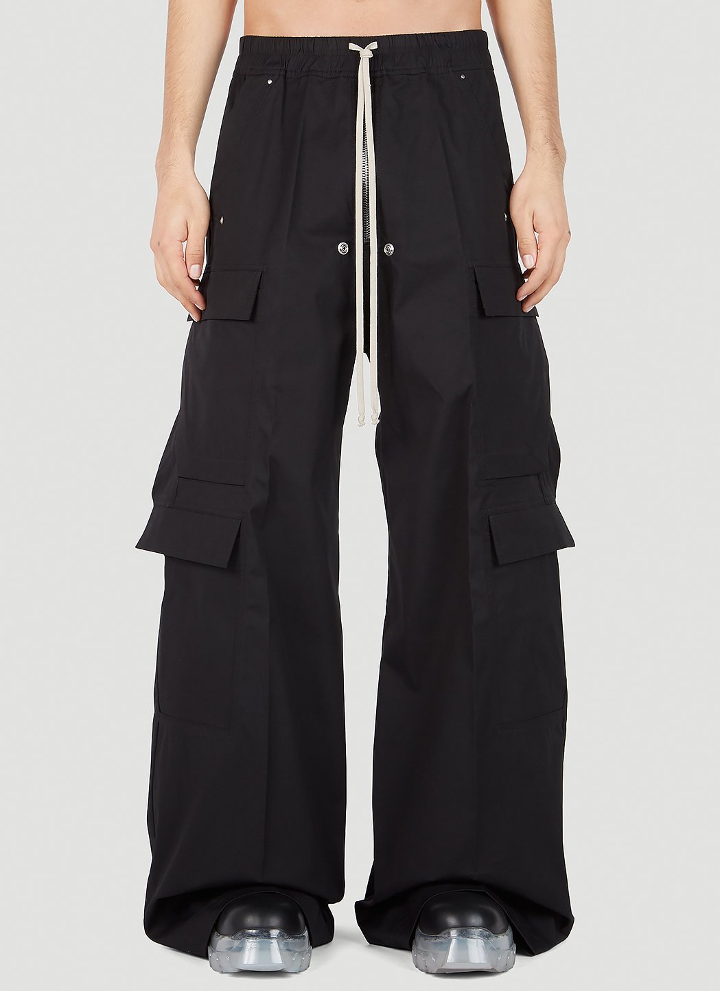 RICK OWENS DRKSHDW  Creatch Cargo Trousers  Men  Black 09  Flannels