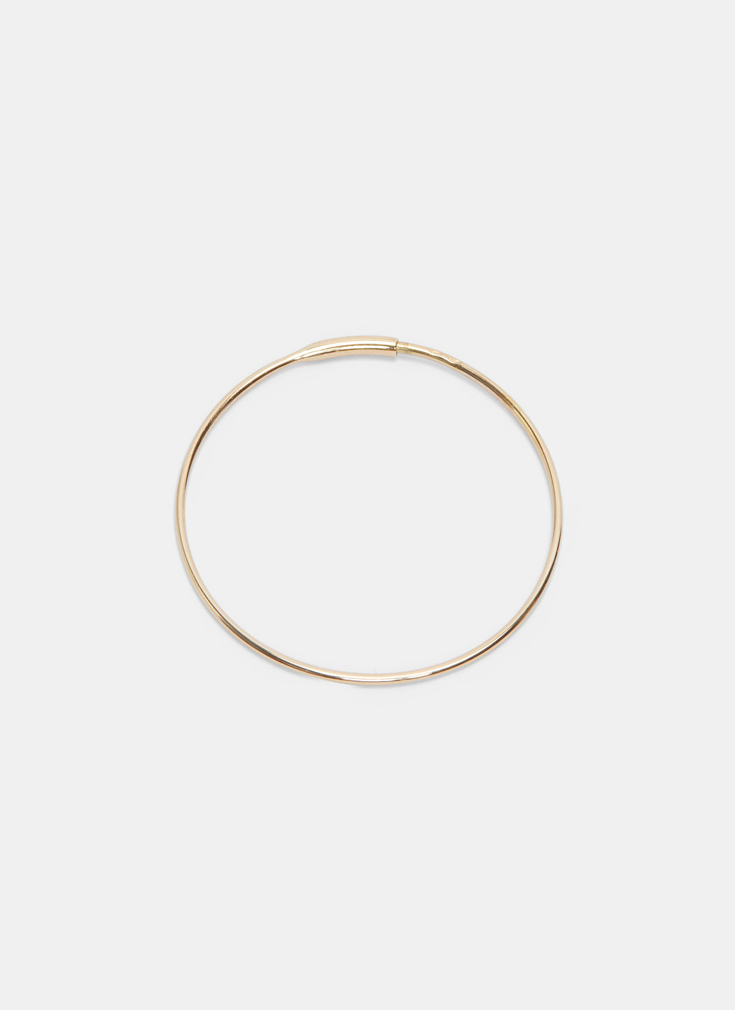 0.88 Large Gold Fine Hoop Earring | LN-CC