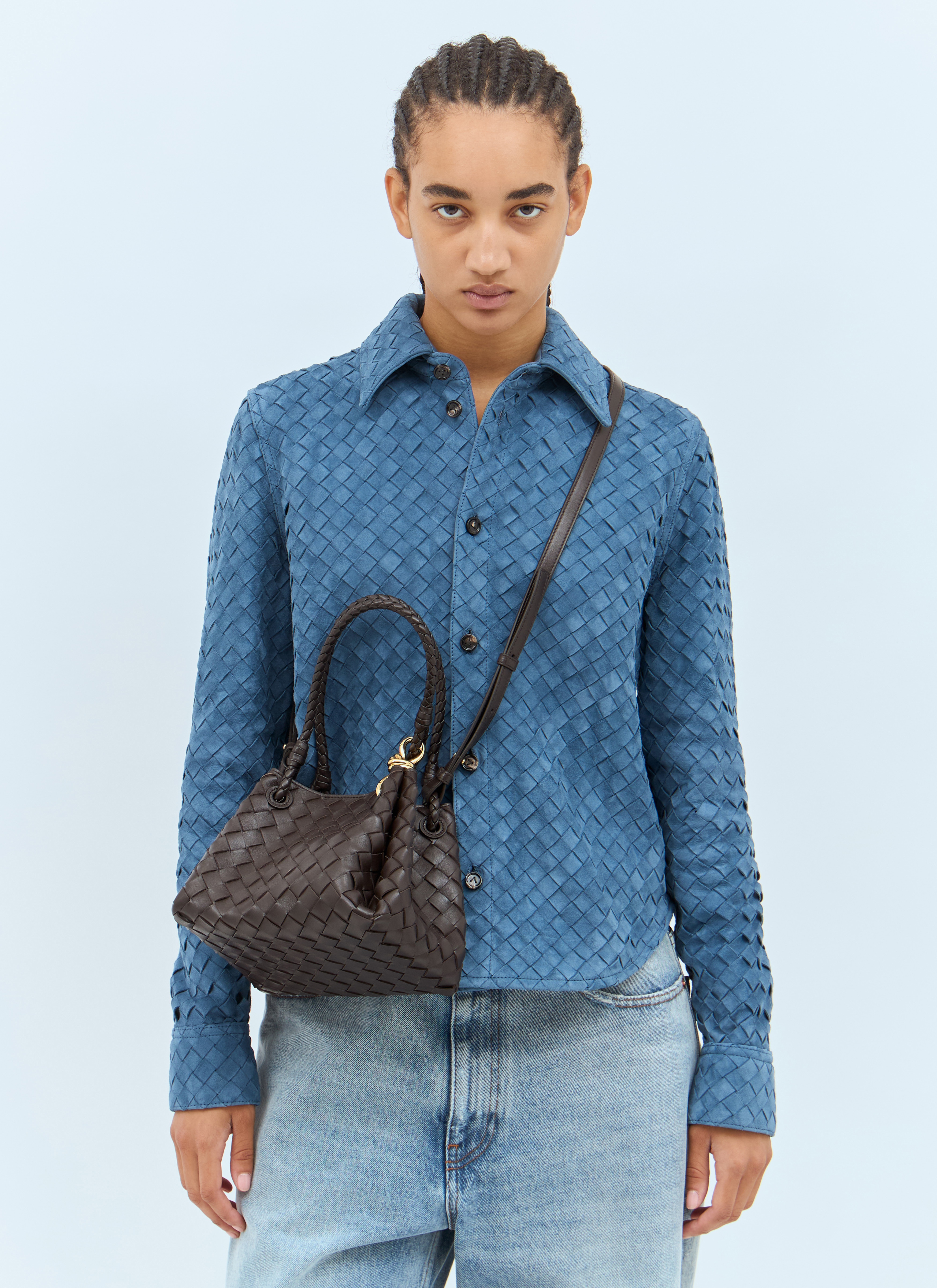 Bottega Veneta Women's' Small Parachute Shoulder Bag in Brown | LN-CC®