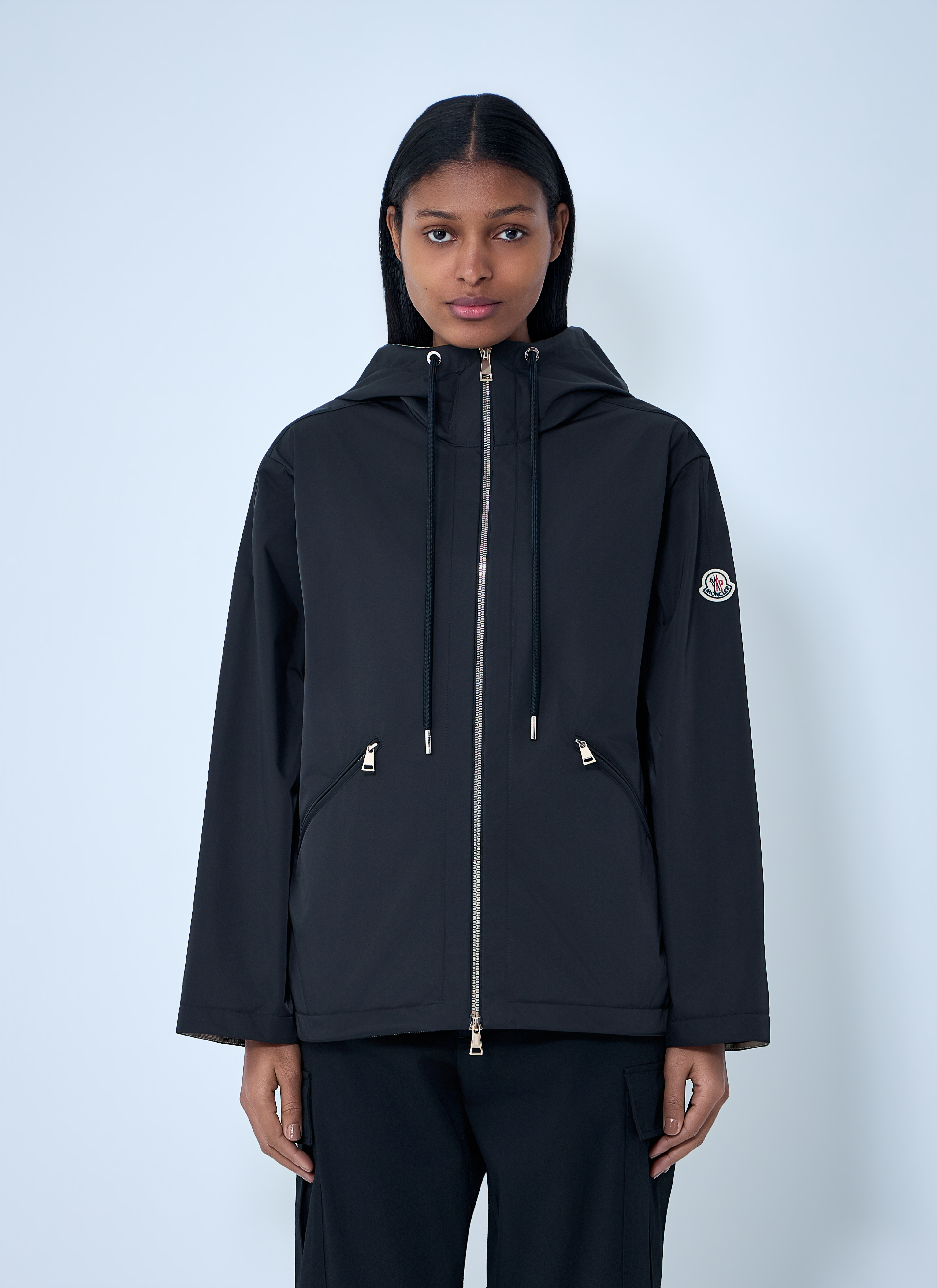 Moncler Women's Black Cassiopea Jacket - Woman Jackets 2