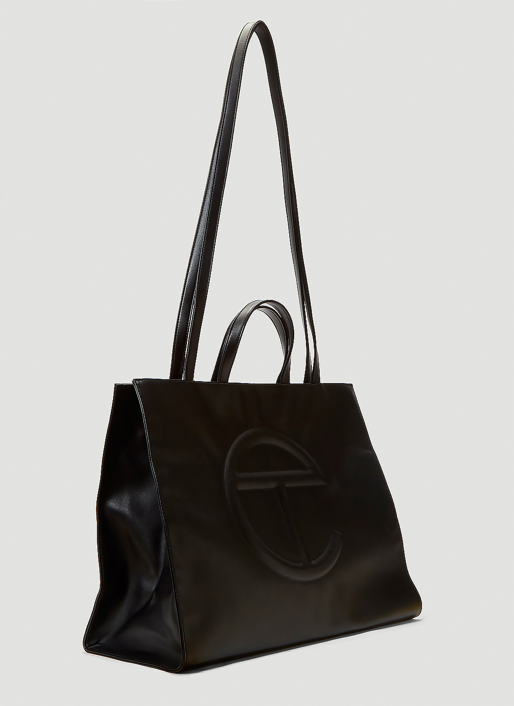 Telfar Large Shopping Bag in Black | LN-CC