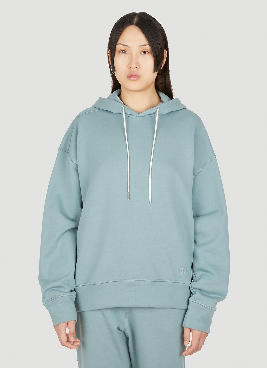 + Embroidered Logo Hooded Sweatshirt