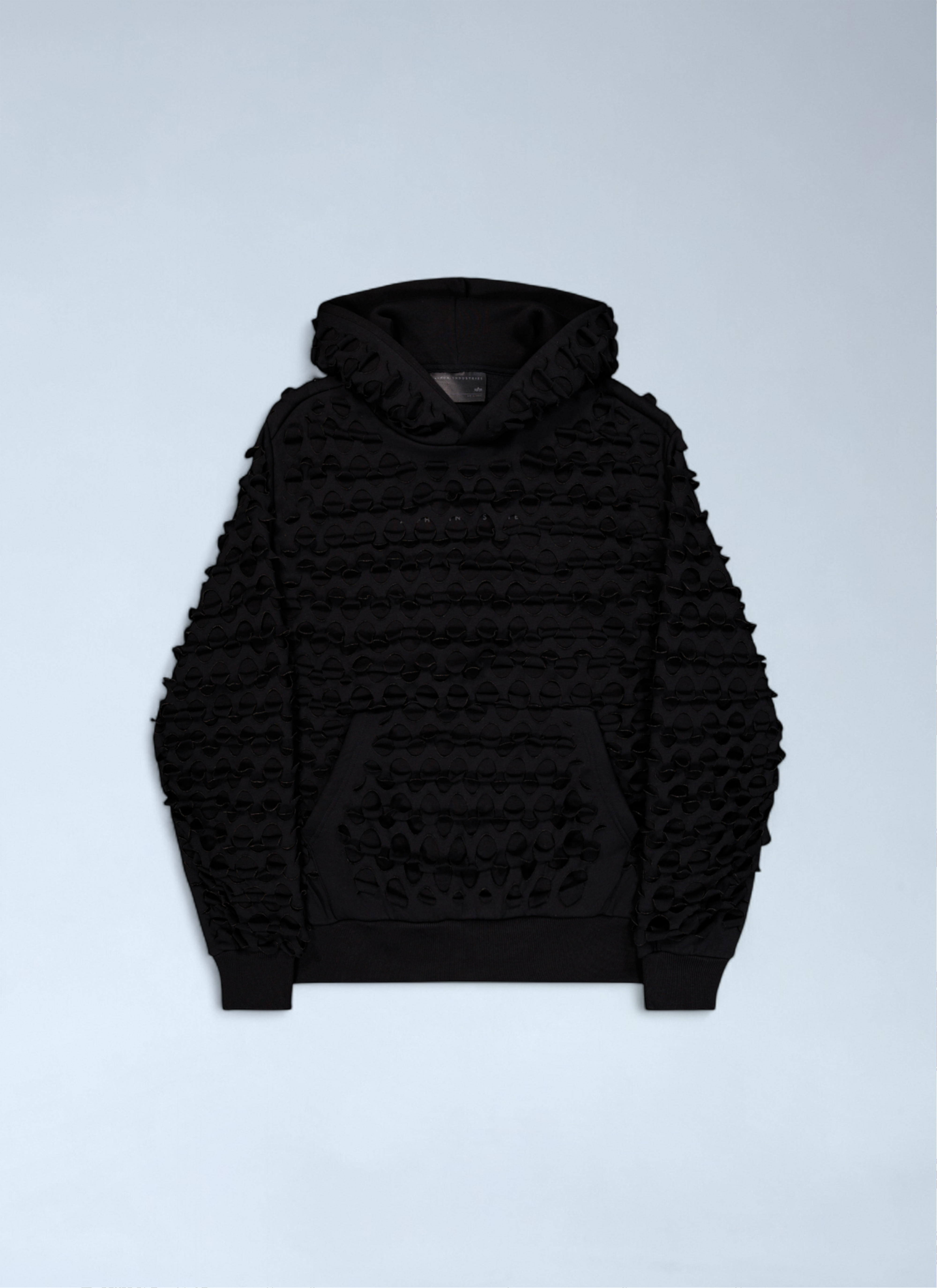 Alpha Industries Men's Black Ulcans Hooded Sweatshirt - Man Sweatshirts Xl
