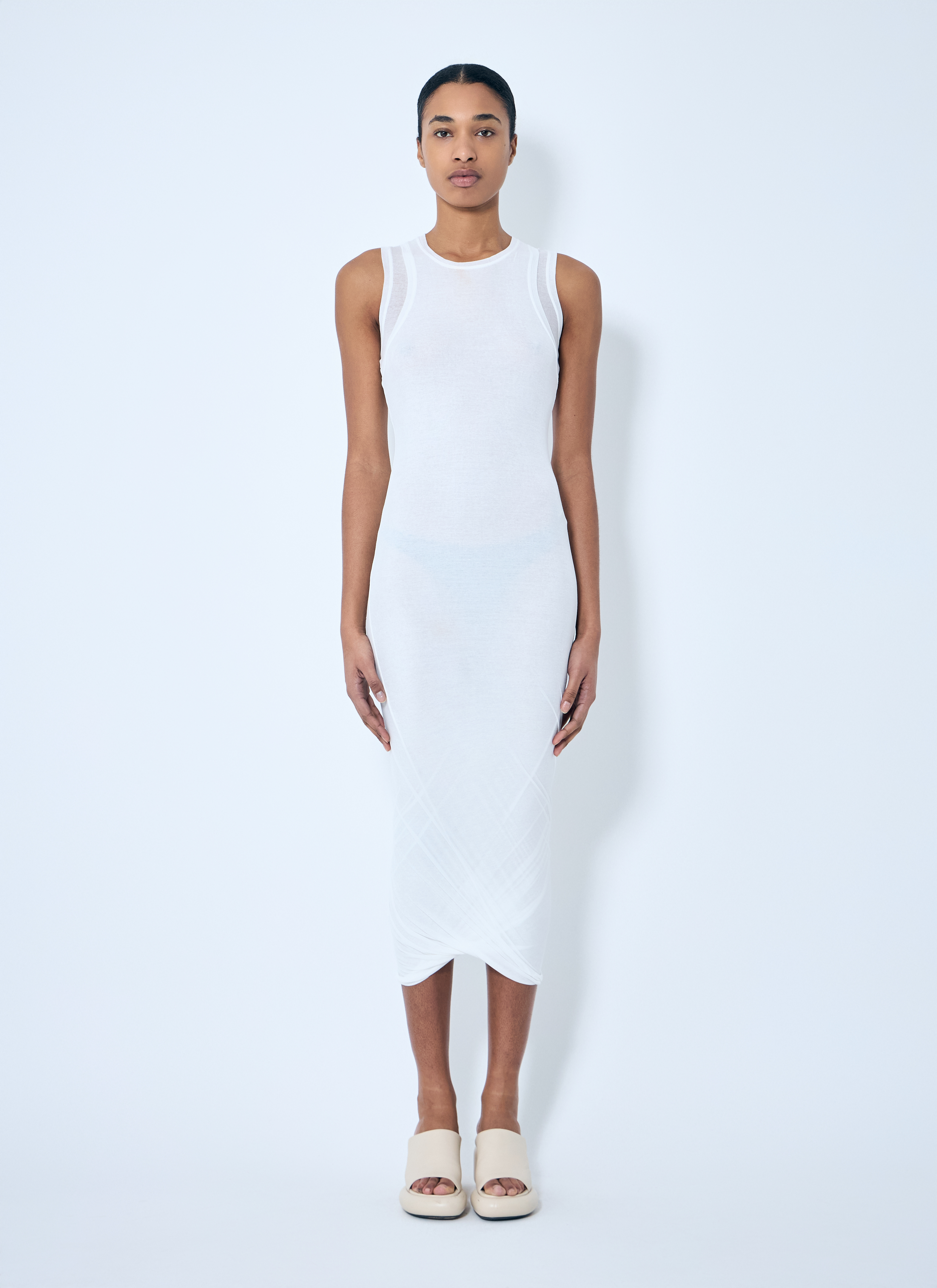 Jil Sander Jil Sander Layered Midi Dress