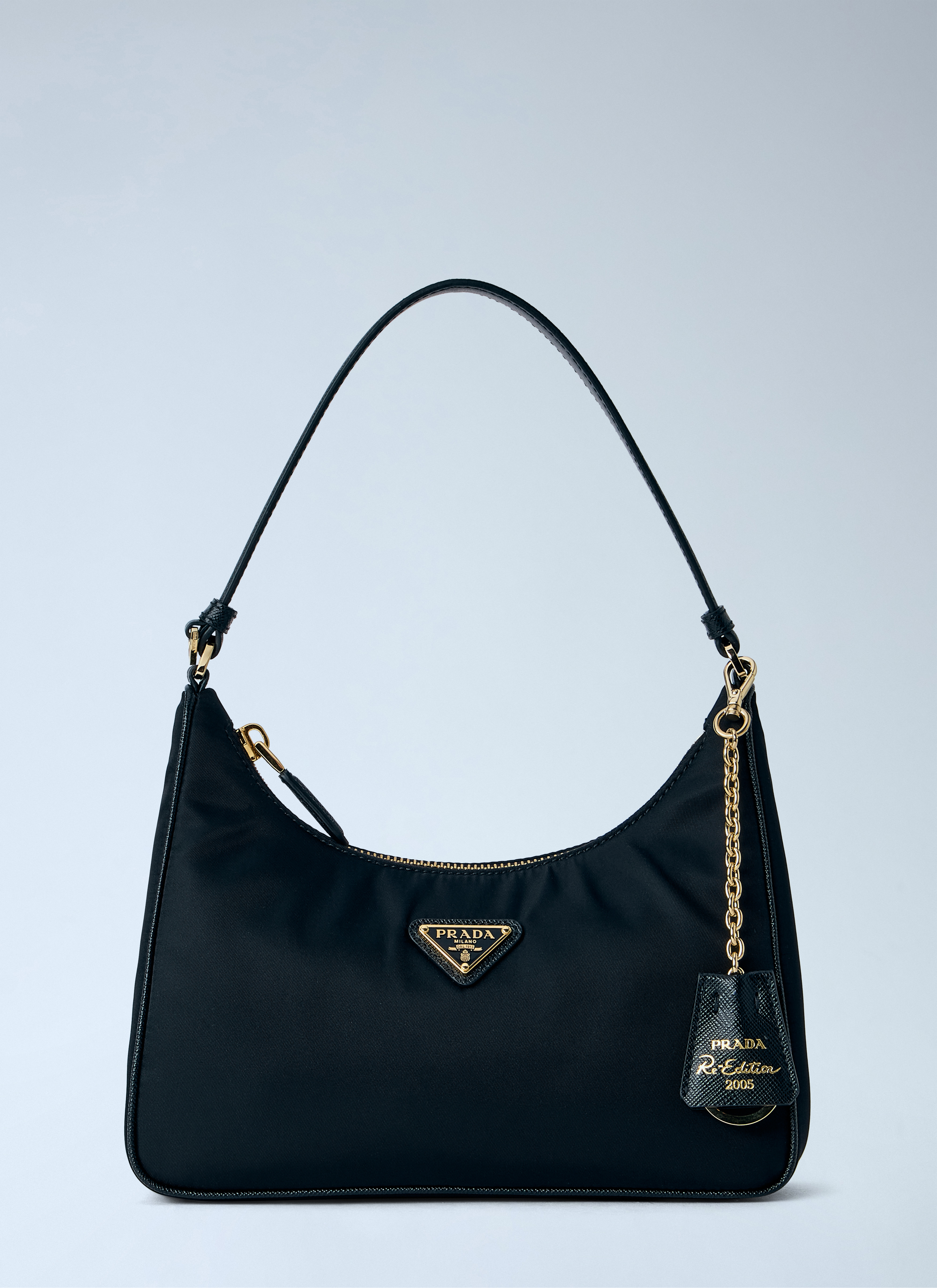 Prada Re-Edition 2005 Re-Nylon And Saffiano Mini Bag - Woman Shoulder Bags Black One Size