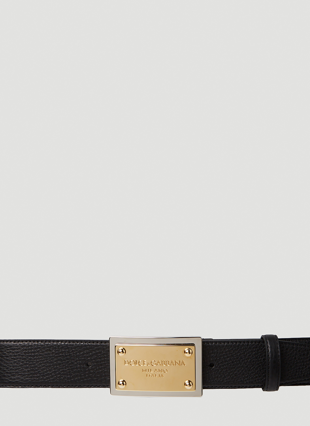 Dolce&Gabbana Logo Plaque Buckle