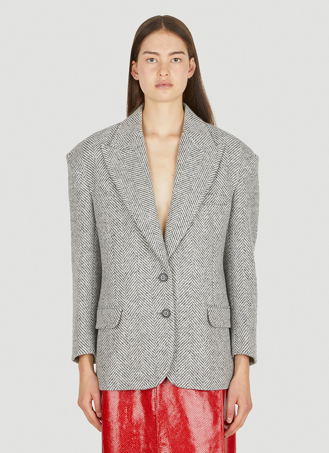 Chevron Blazer
