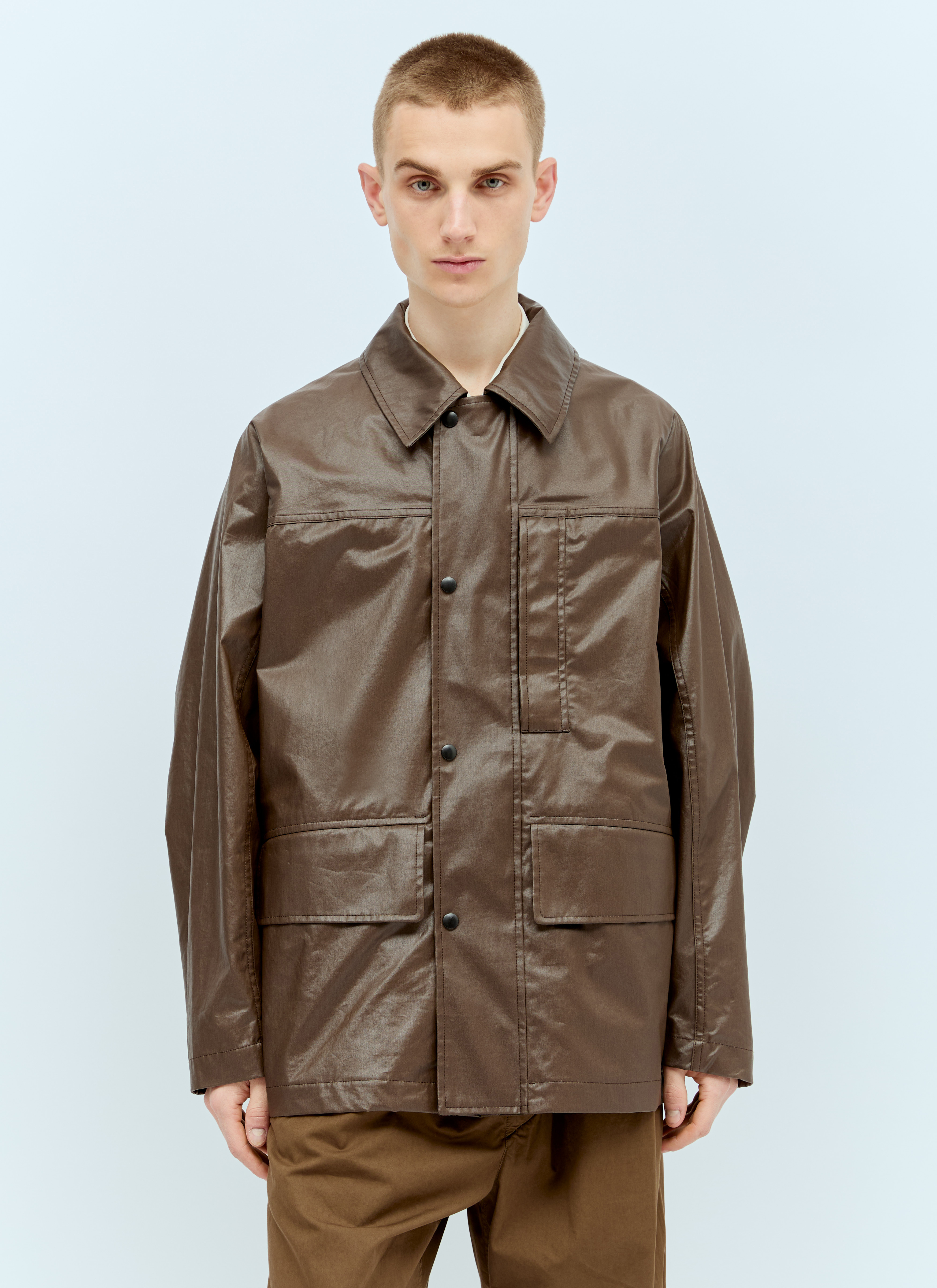 ジャケット・アウター 2021aw LEMAIRE raincoat Lemaire Men's' Rain Jacket in Brown | LN-CC®