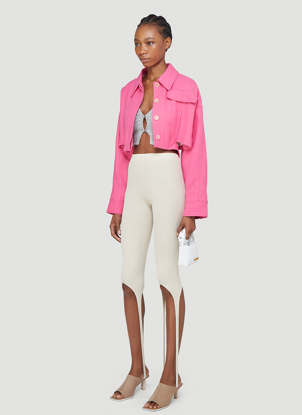 jacquemus pink sweatshirt
