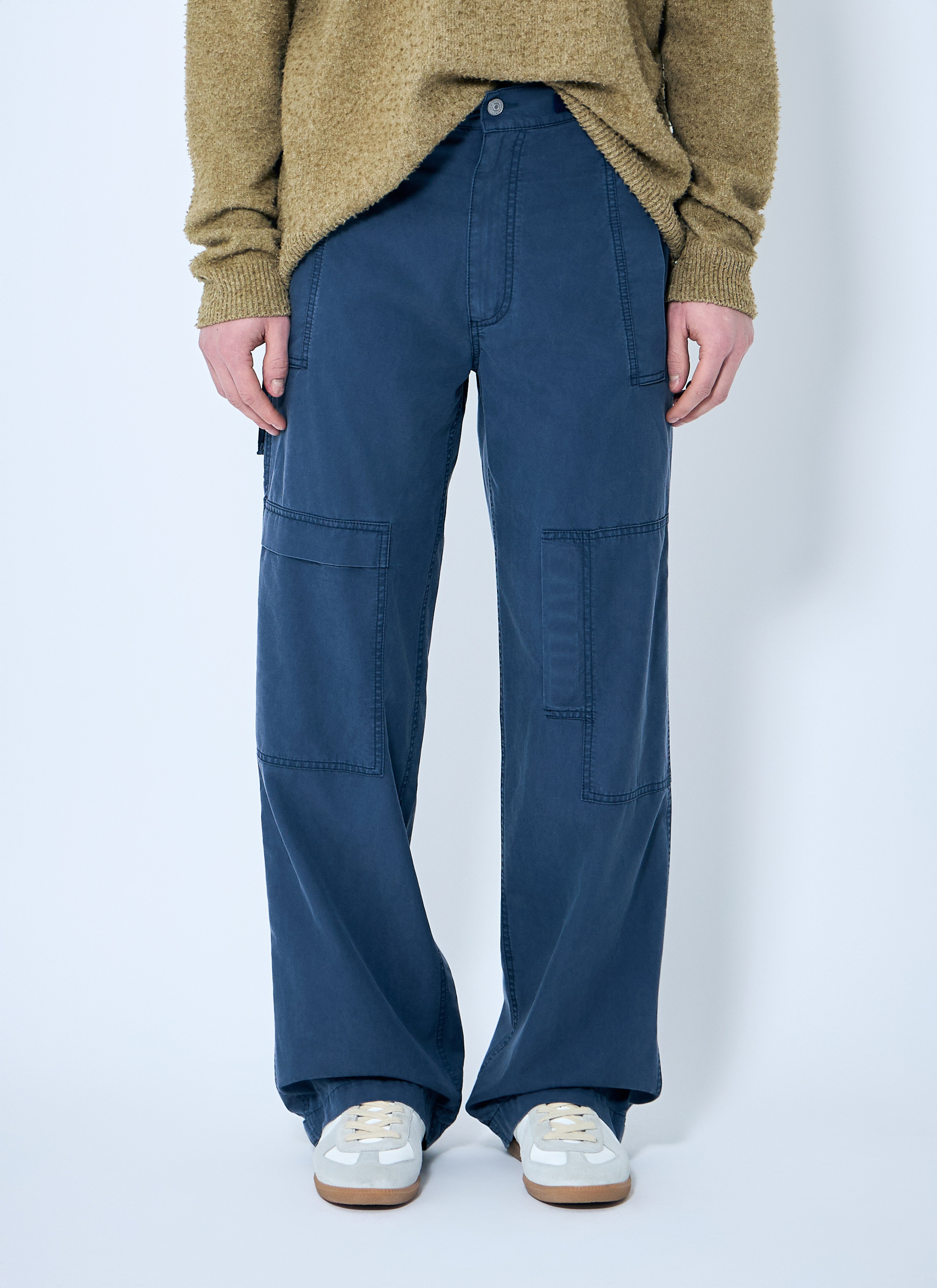 【関税＆送料込み】Mm6 Maison Margiela Cargo Pants MM6 Maison Margiela Cargo Straight Trousers | Black | FARFETCH