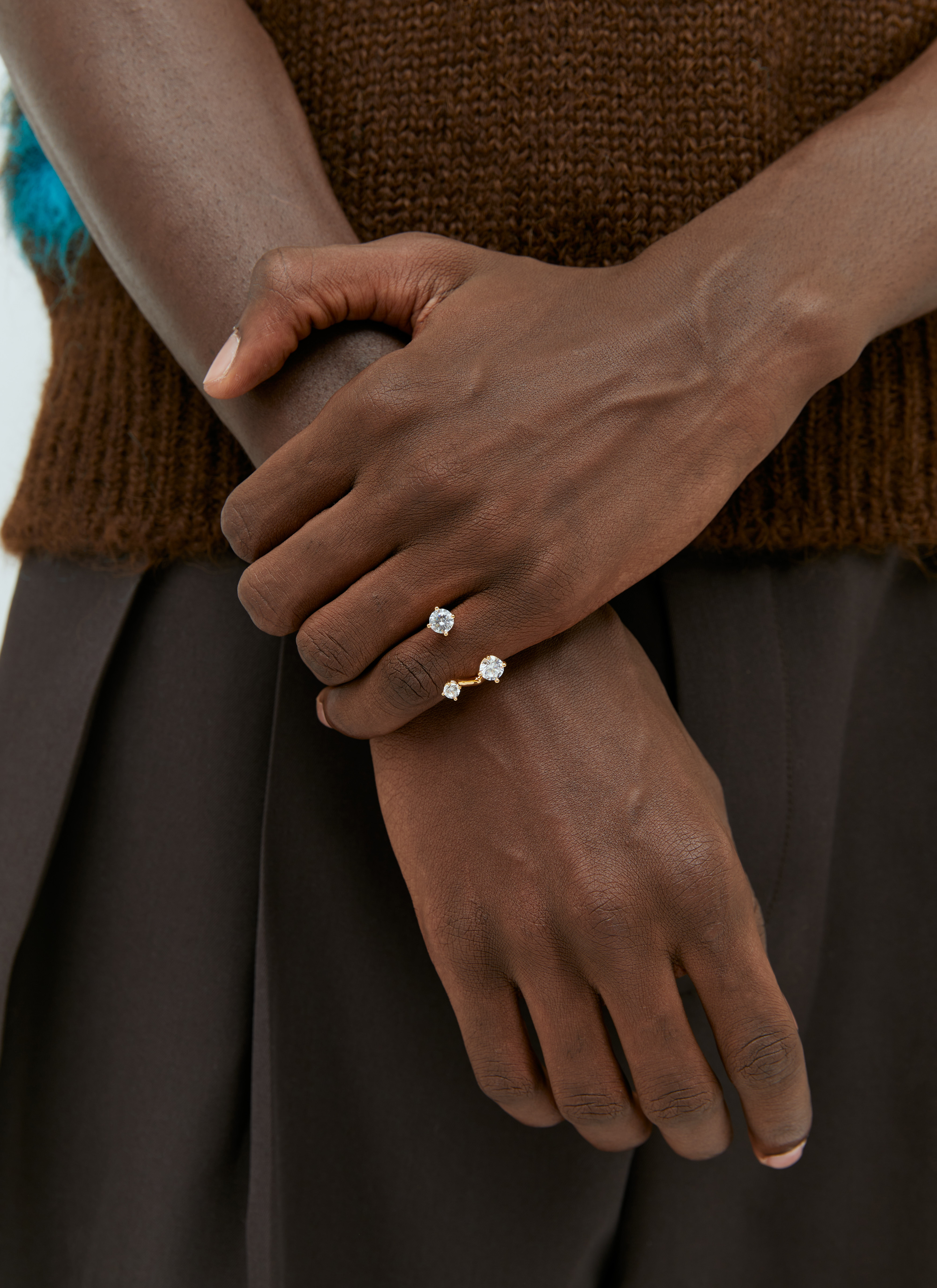 Panconesi Women's' Constellation Trinity Ring in Gold | LN-CC® Panconesi Women's' Constellation Trinity Ring in Gold | LN-CC®
