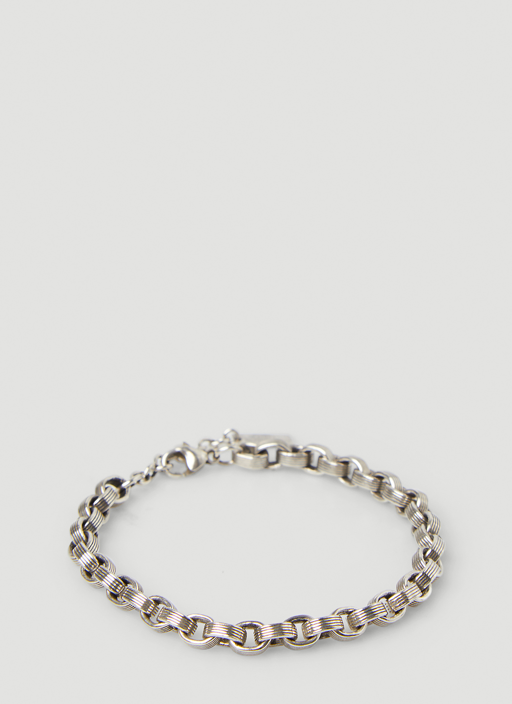 Ridged Cable Link Bracelet