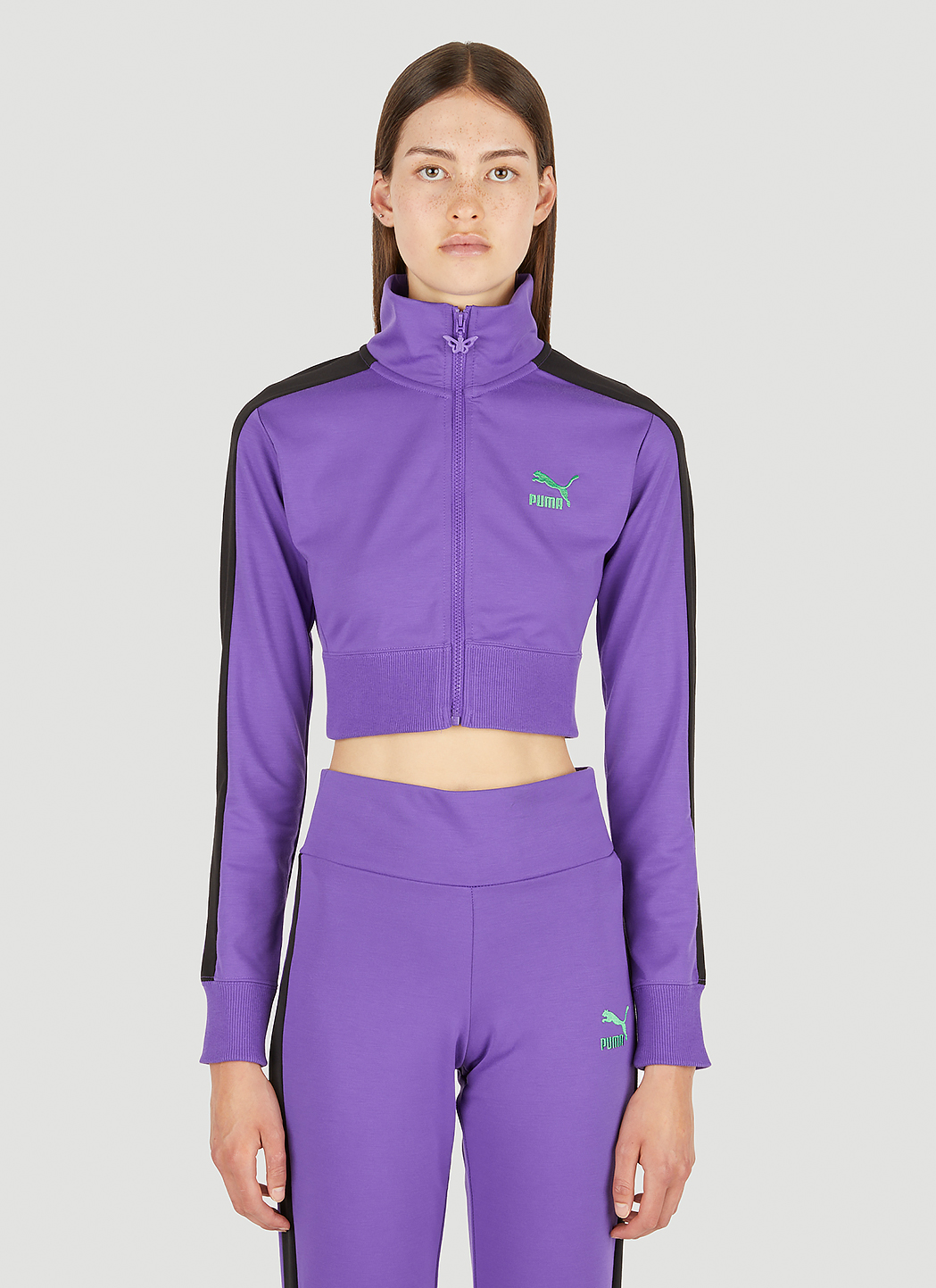 T7 Cropped Track Top