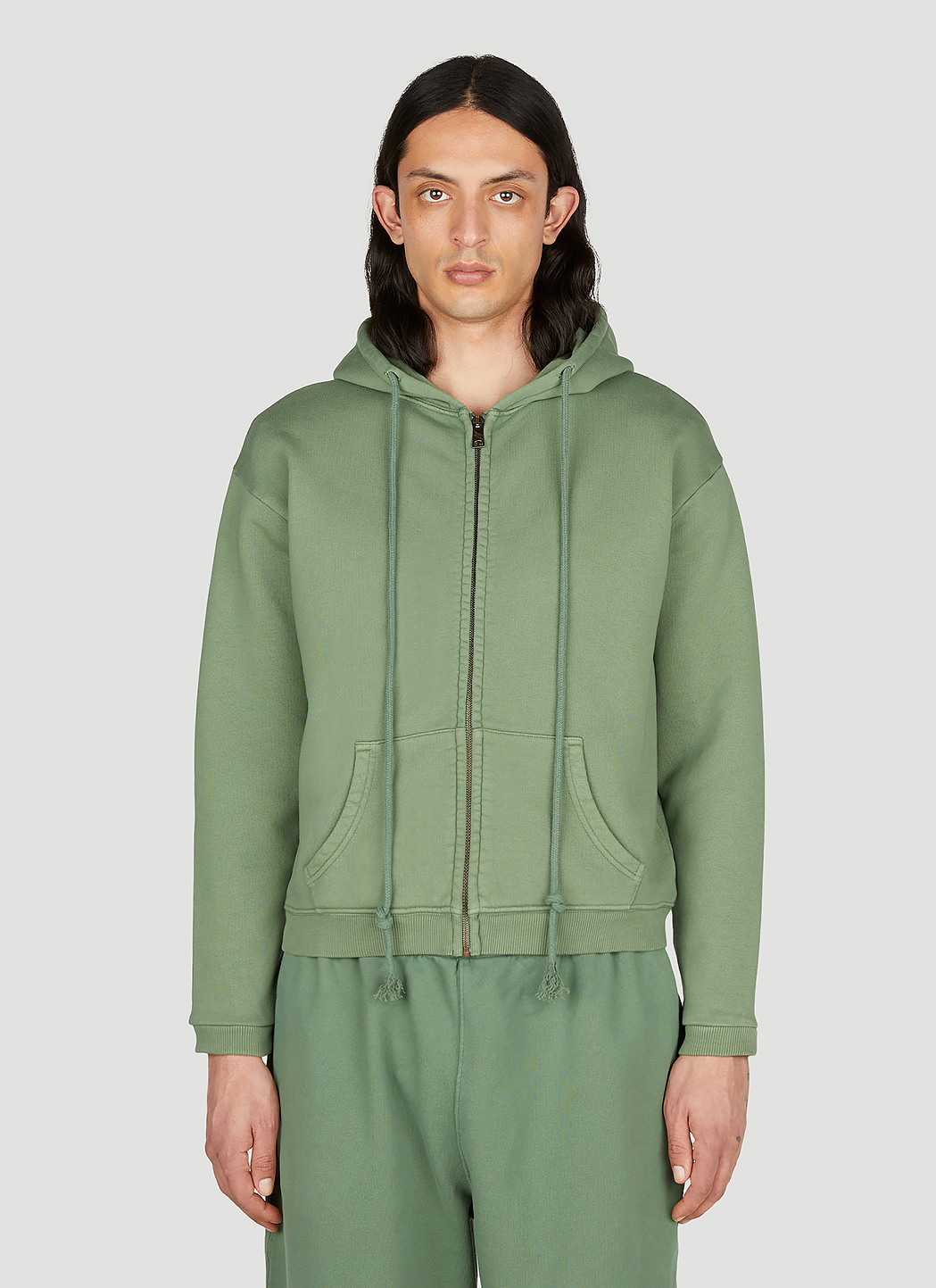 Zip Up Hooded Sweatshirt