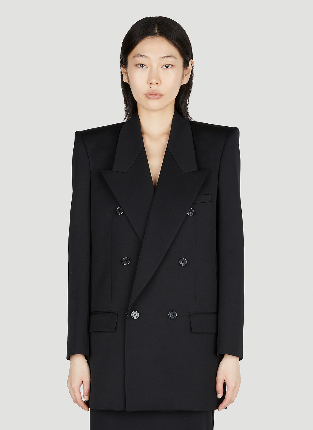 Structured Double Breasted Blazer