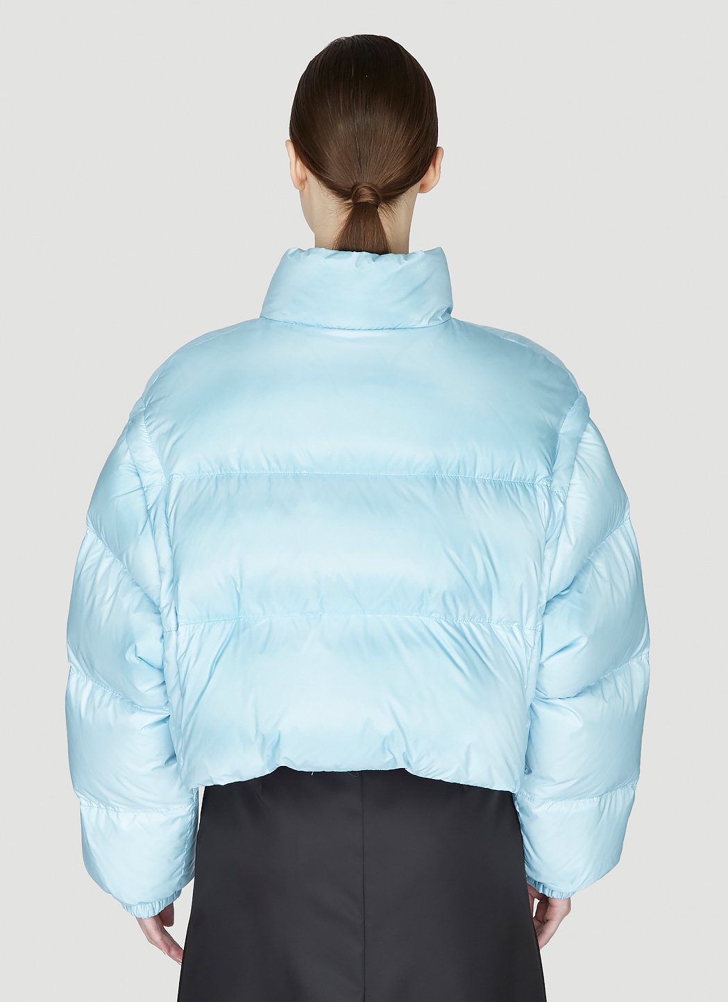 prada puffer shirt