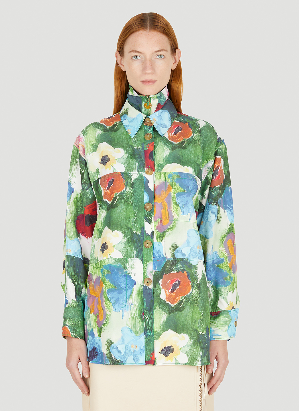 Floral Print Jodie Overshirt