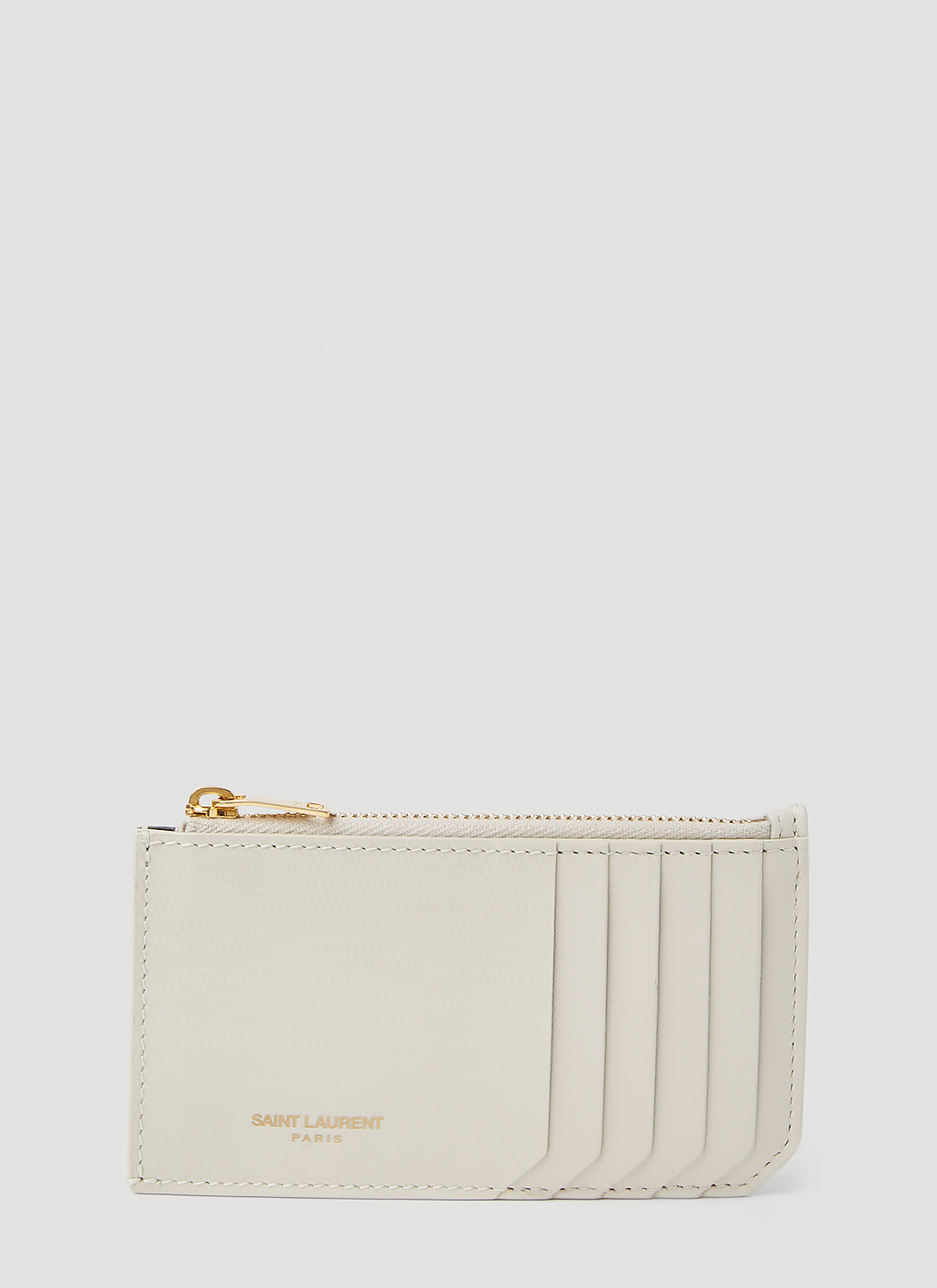 Painted Zip Top Card Holder