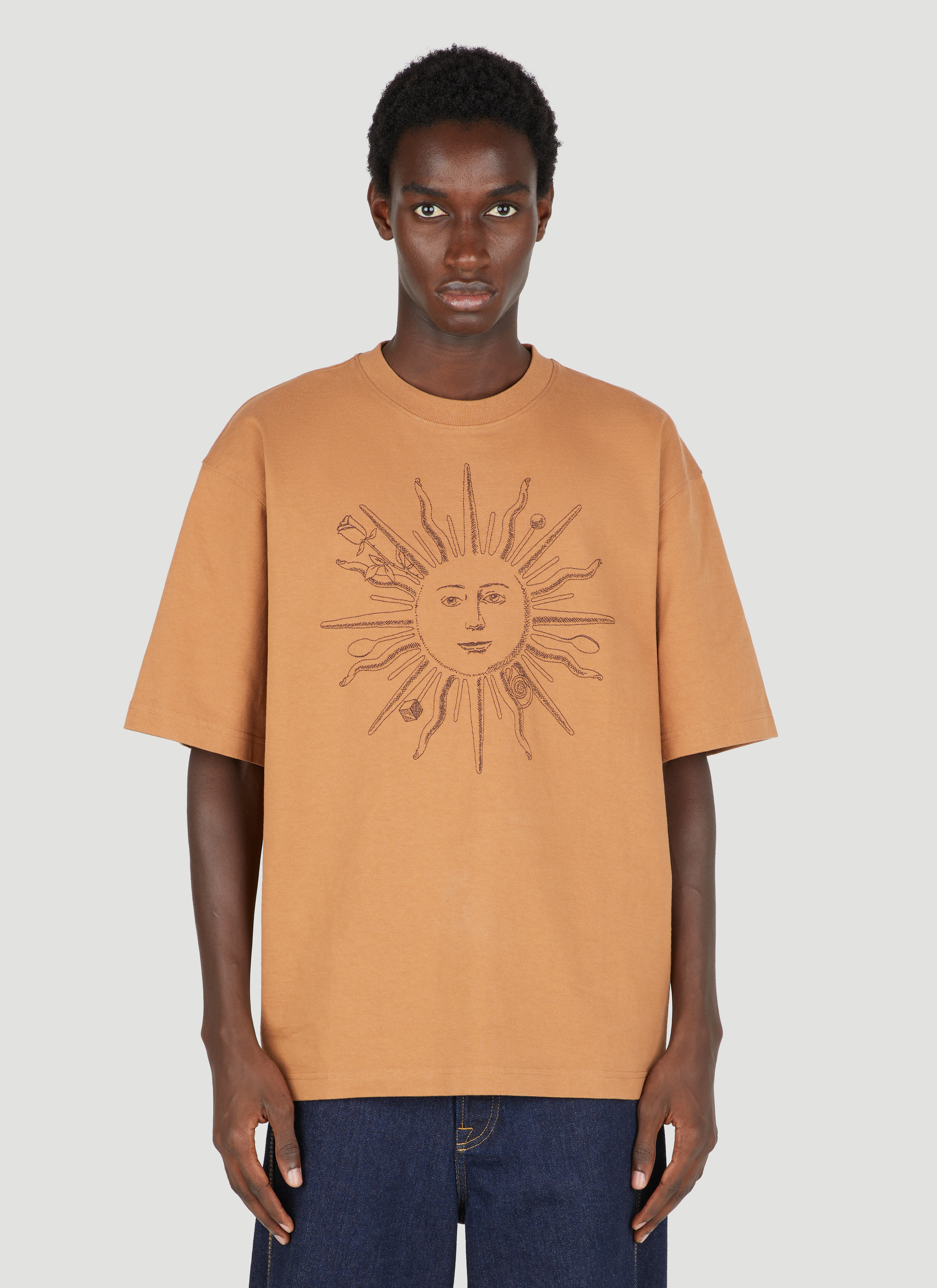 Jacquemus Men's' Le Soleil T-Shirt in Brown LN-CC®