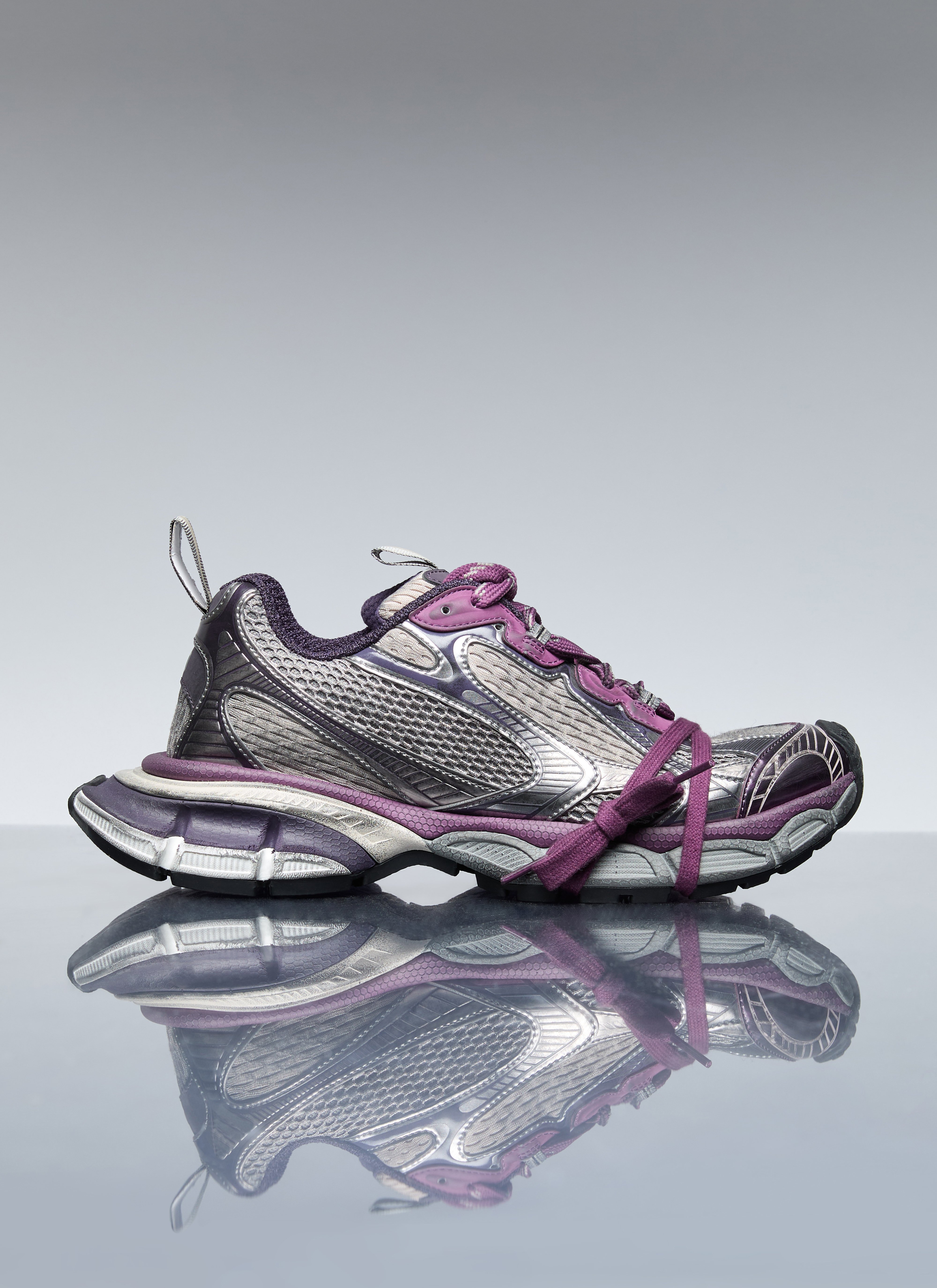 専用BALENCIAGA スニーカー グレー/パープル/ライム Balenciaga Purple & Gray 3XL Sneakers Balenciaga