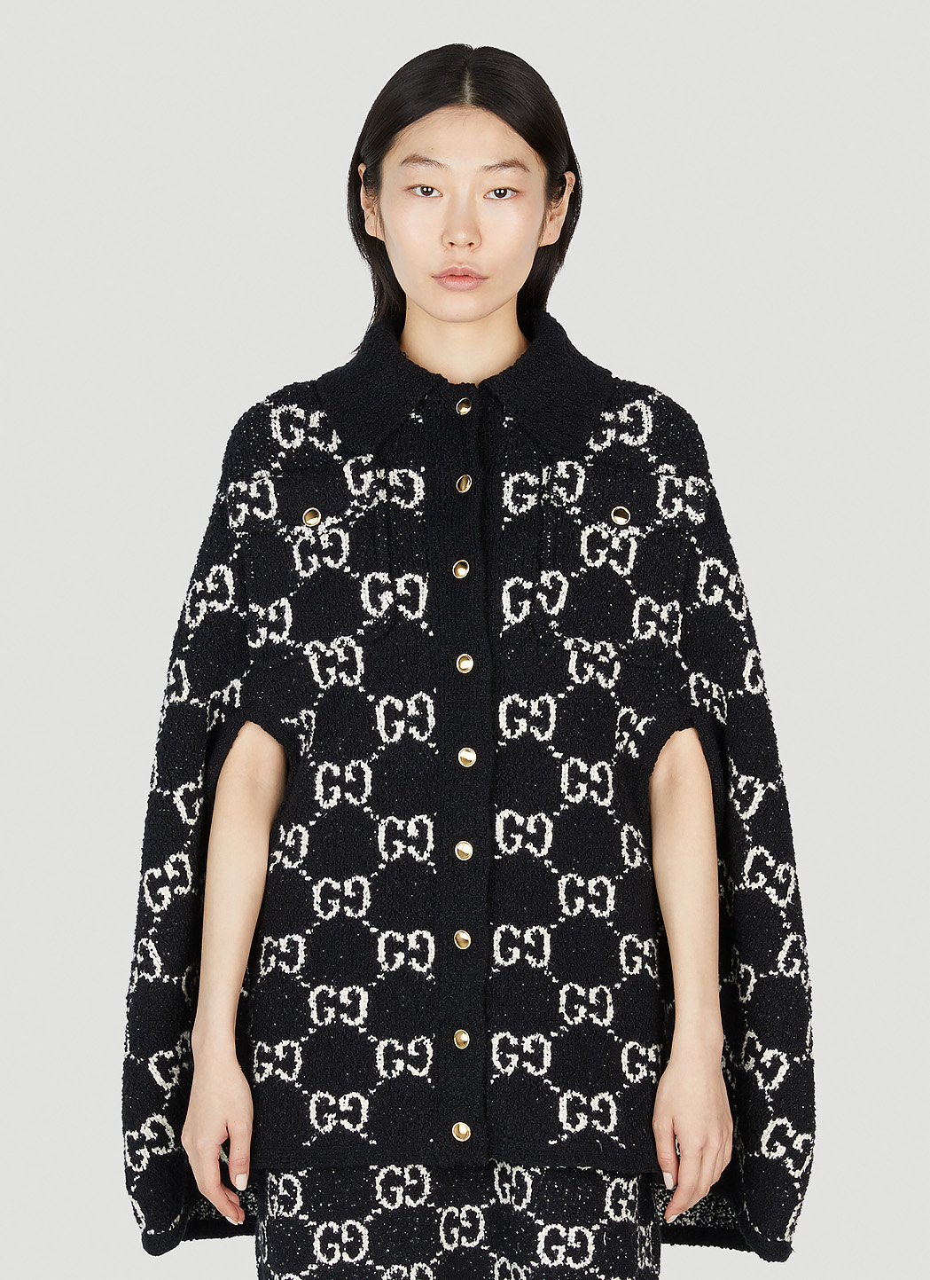 GG Jacquard Cape Jacket