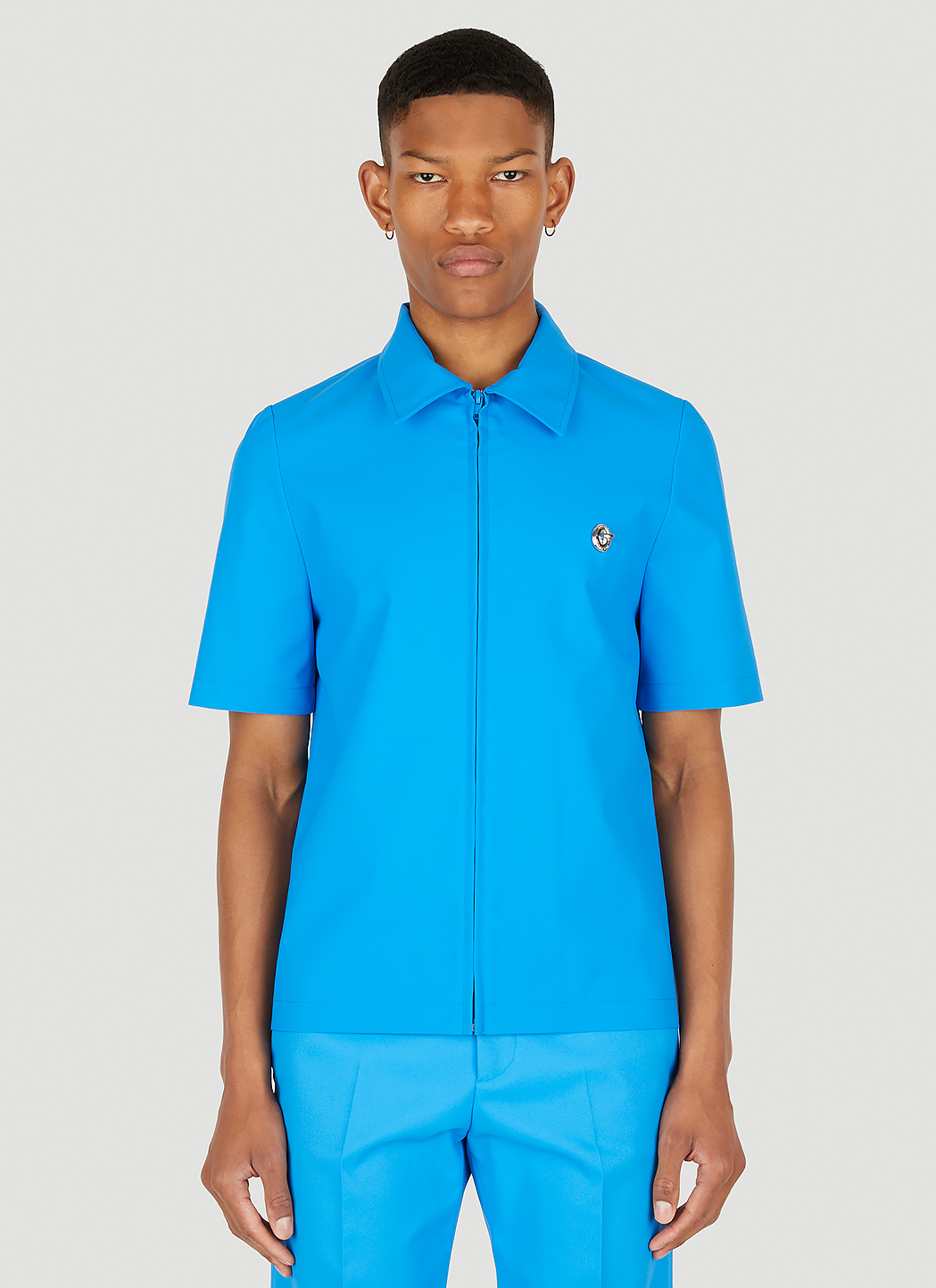 Logo Charm Polo Top