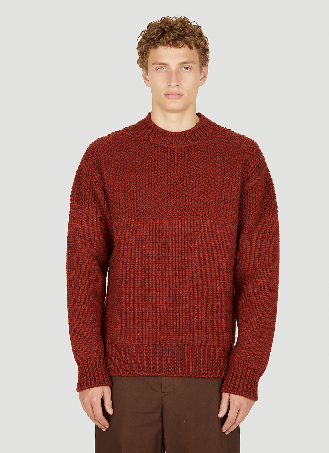 + Crewneck Knitted Sweater
