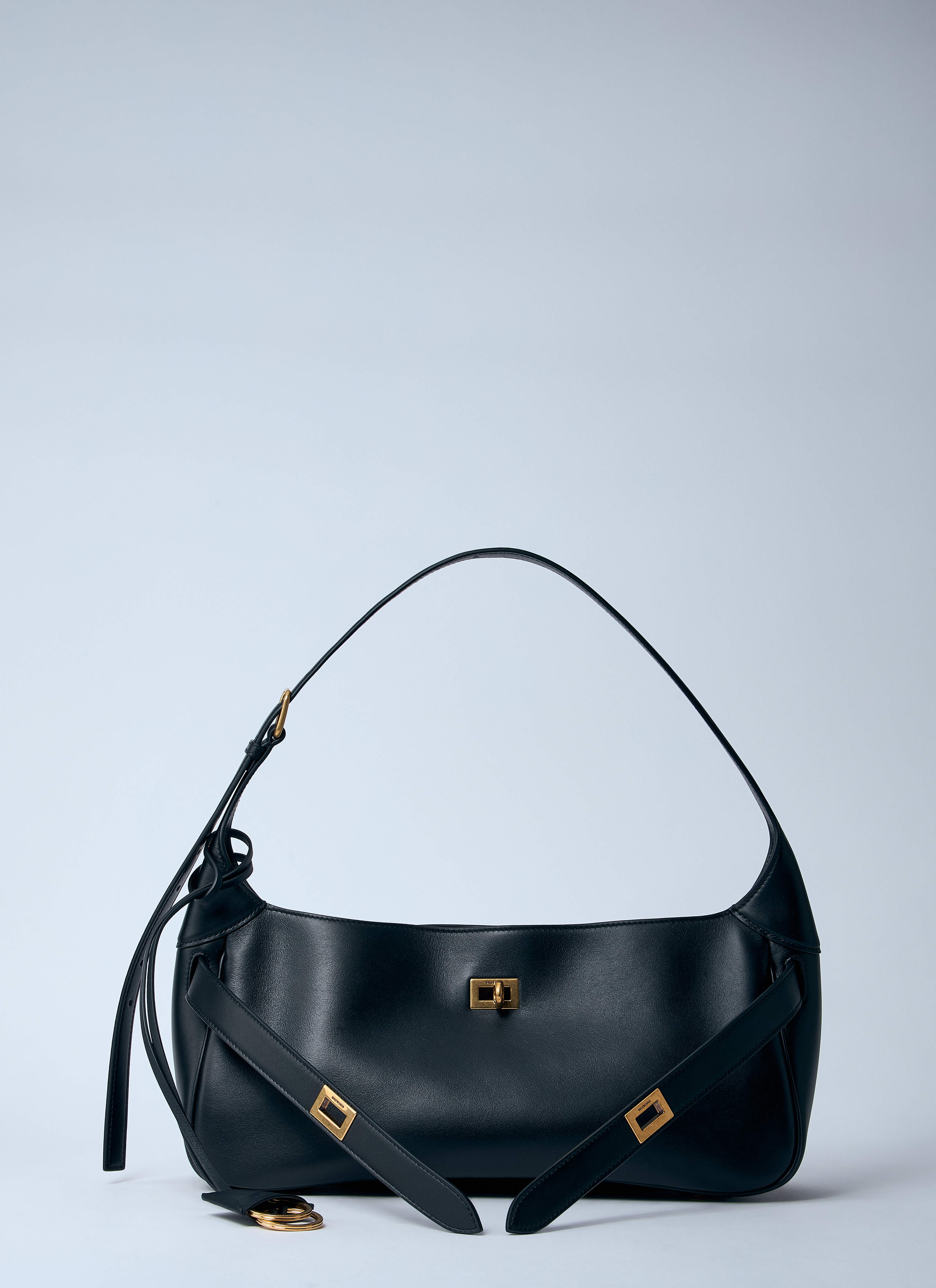 Balenciaga Women's' Small Bel Air Shoulder Bag in Black | LN-CC®