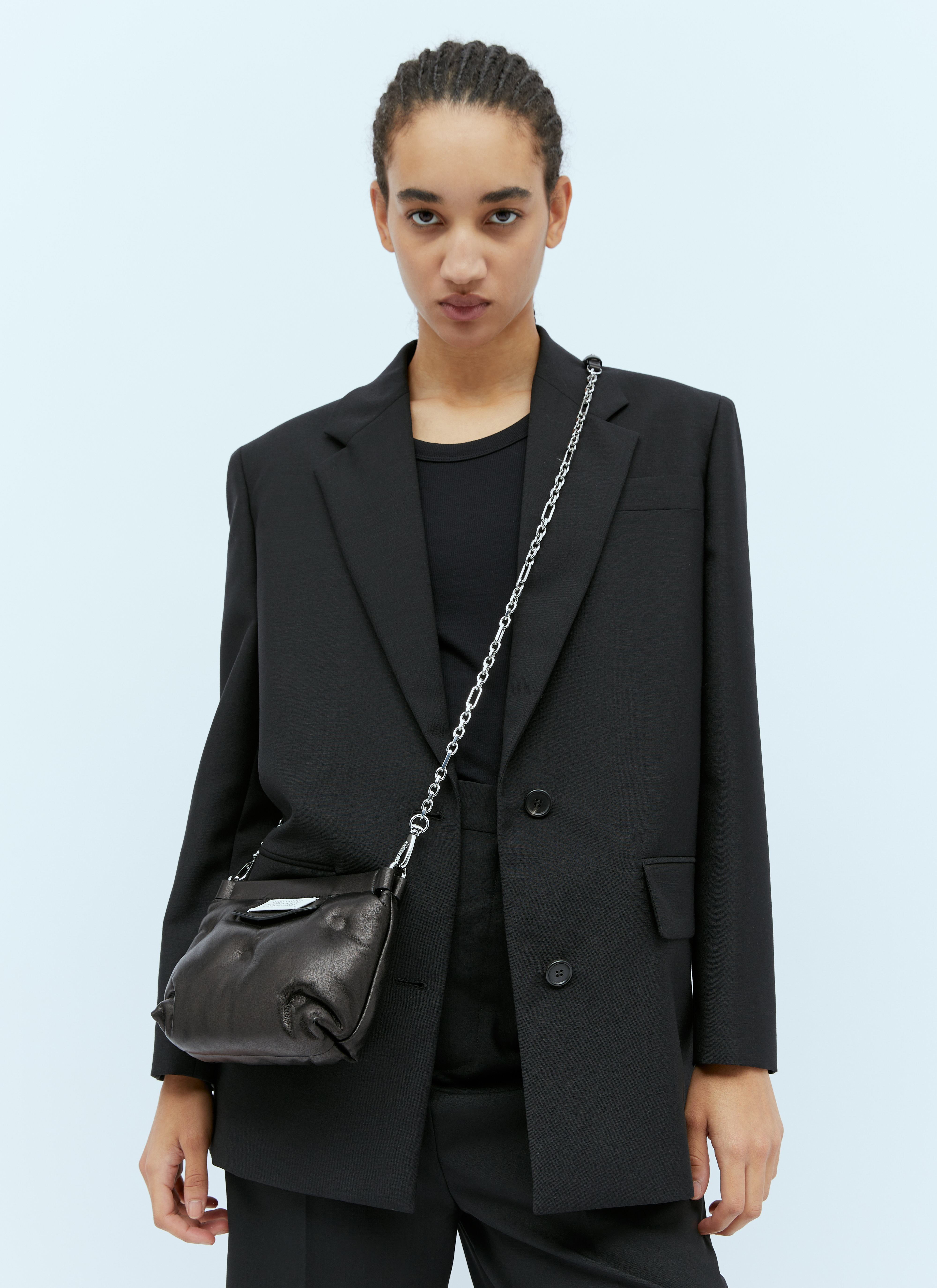 Maison Margiela Glam Slam Red Carpet Mini Clutch en Black