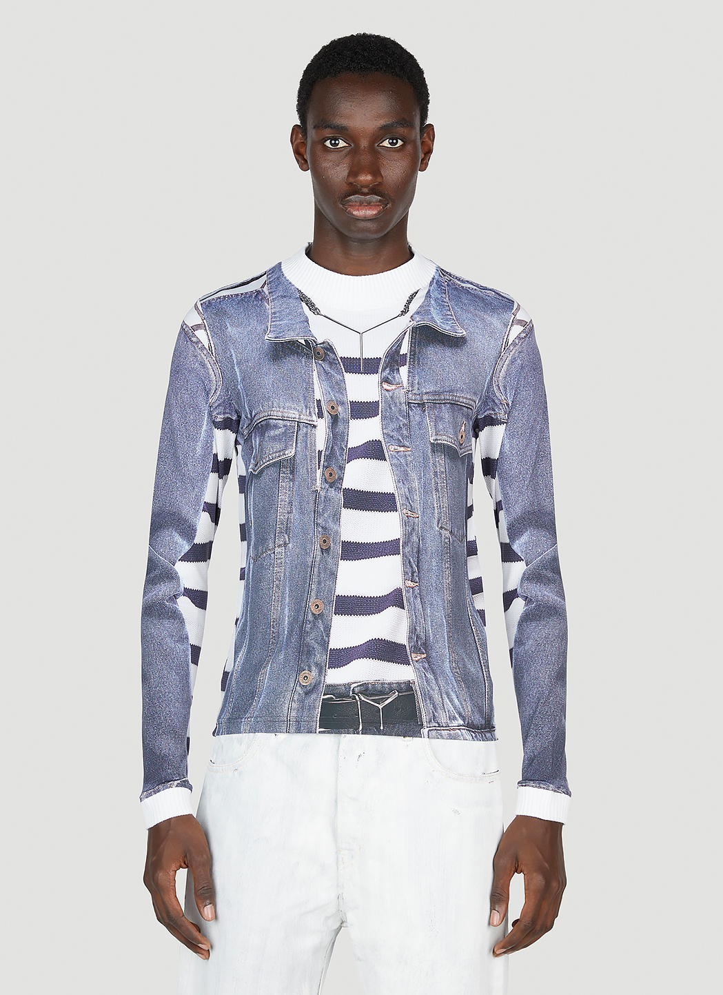 Trompe L'Oeil Jacket Top