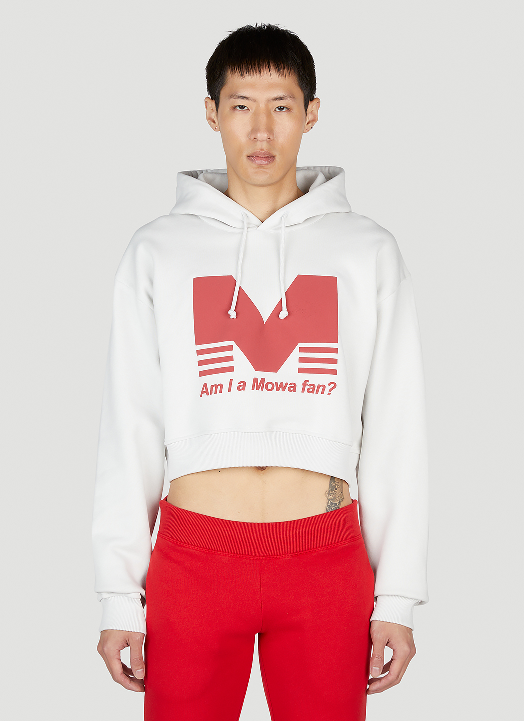 Cropped AM I A Hooded Sweatshirt