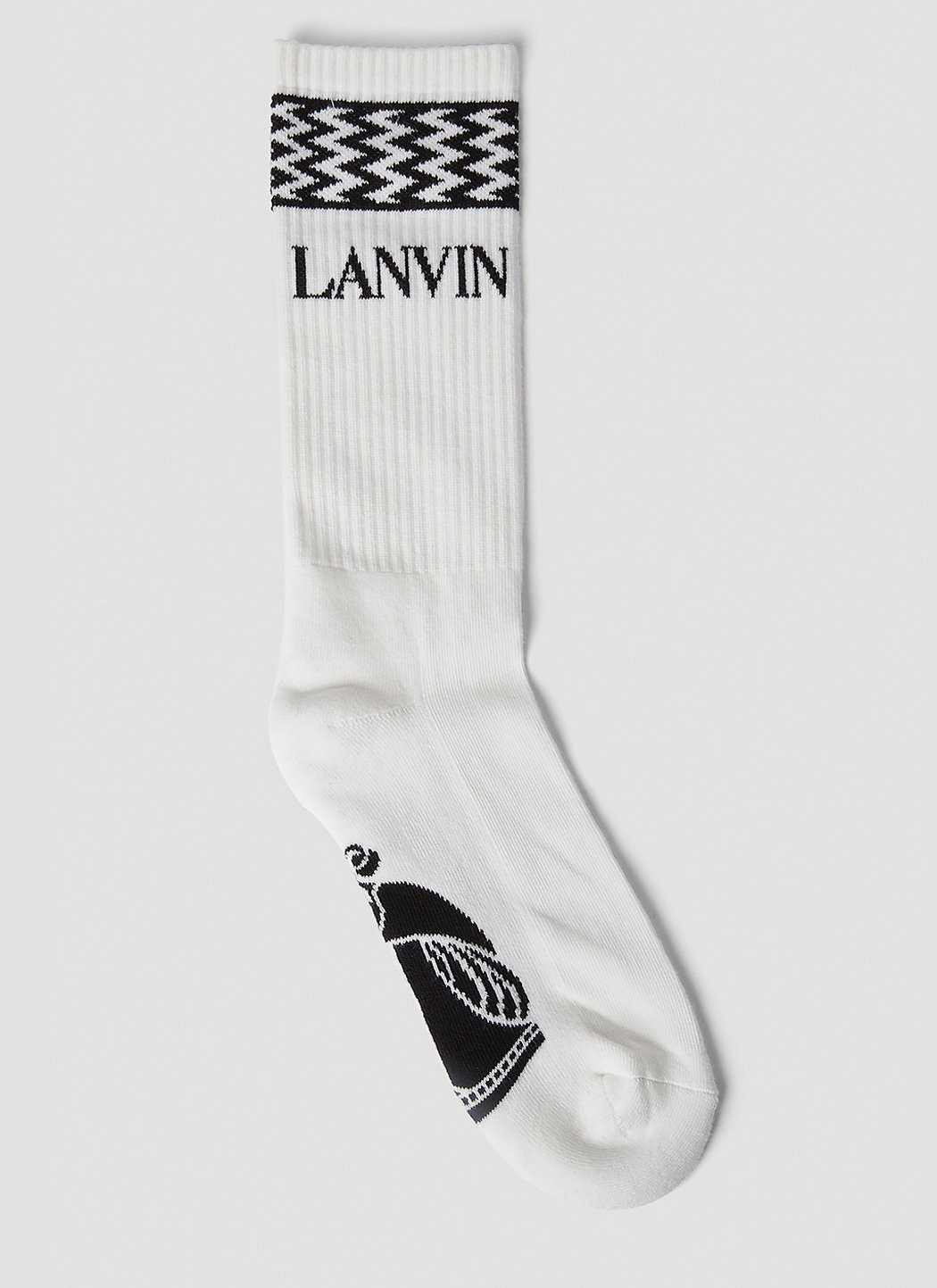 Logo Intarsia Socks
